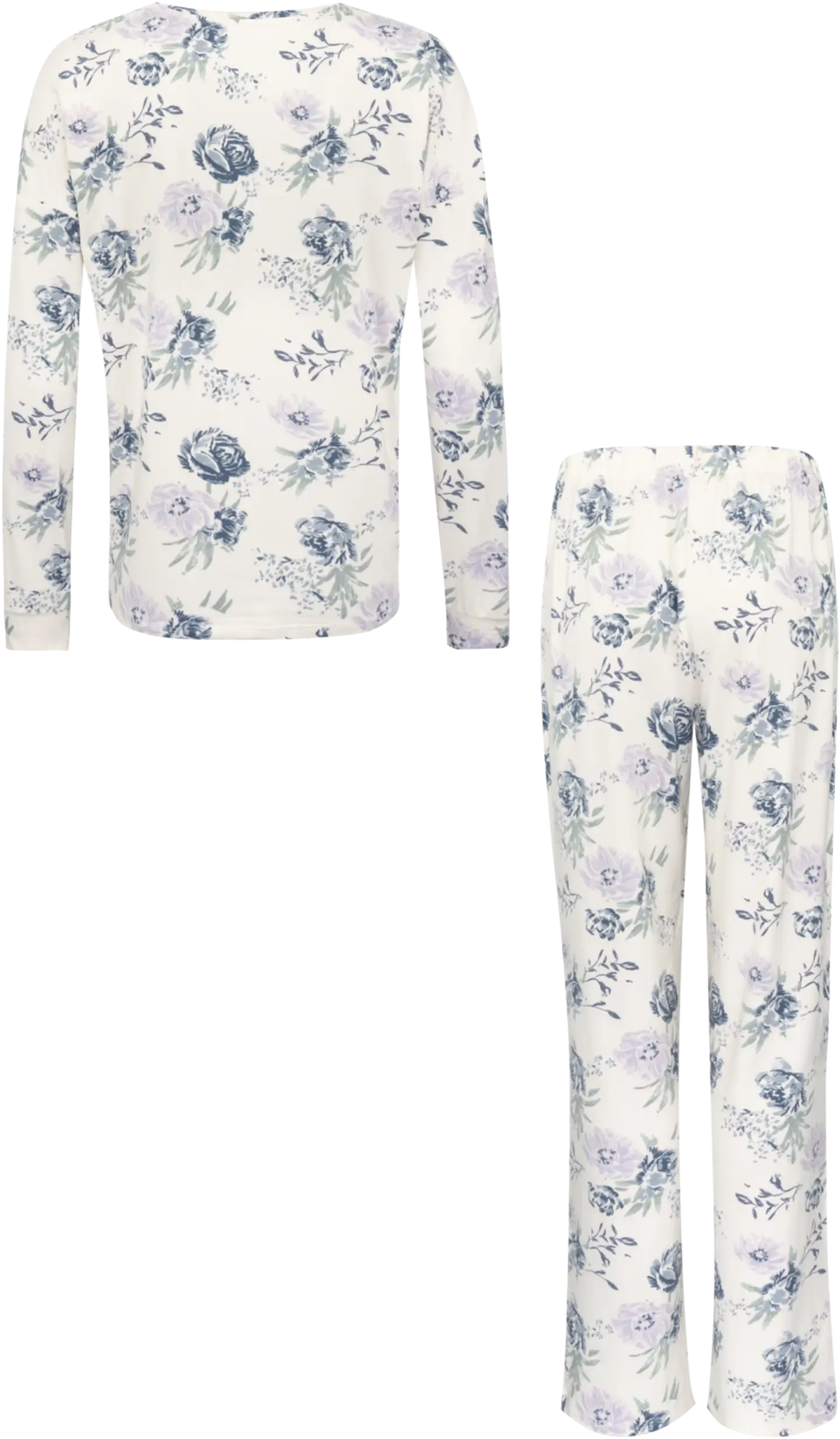 TEX naisten pyjama I997293 - ECRU 2 - 2