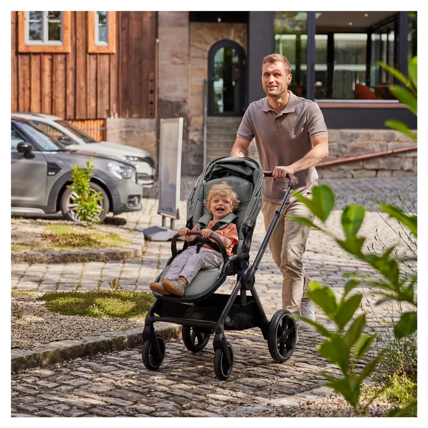 Yhdistelmävaunut Comfort N Care Air Set 0-25 kg tummanharmaa - 38