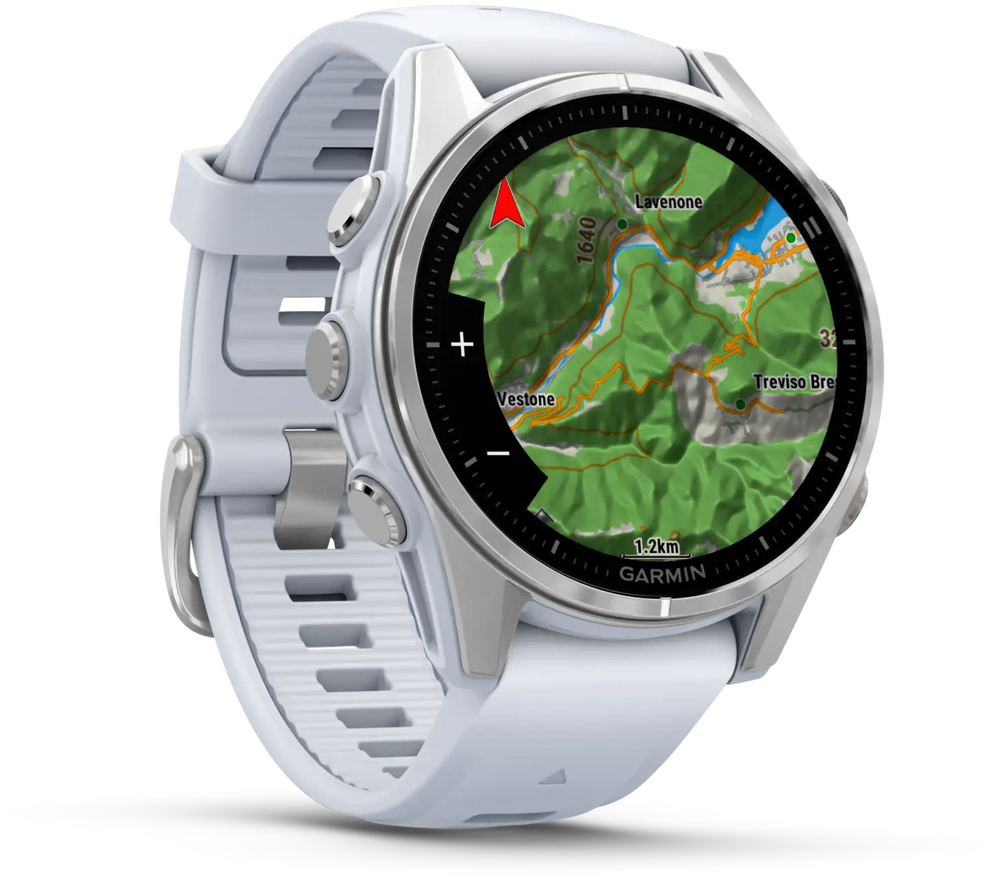 Garmin urheilukello Fenix 8 AMOLED 43 mm hopea/vaaleanharmaa - 5