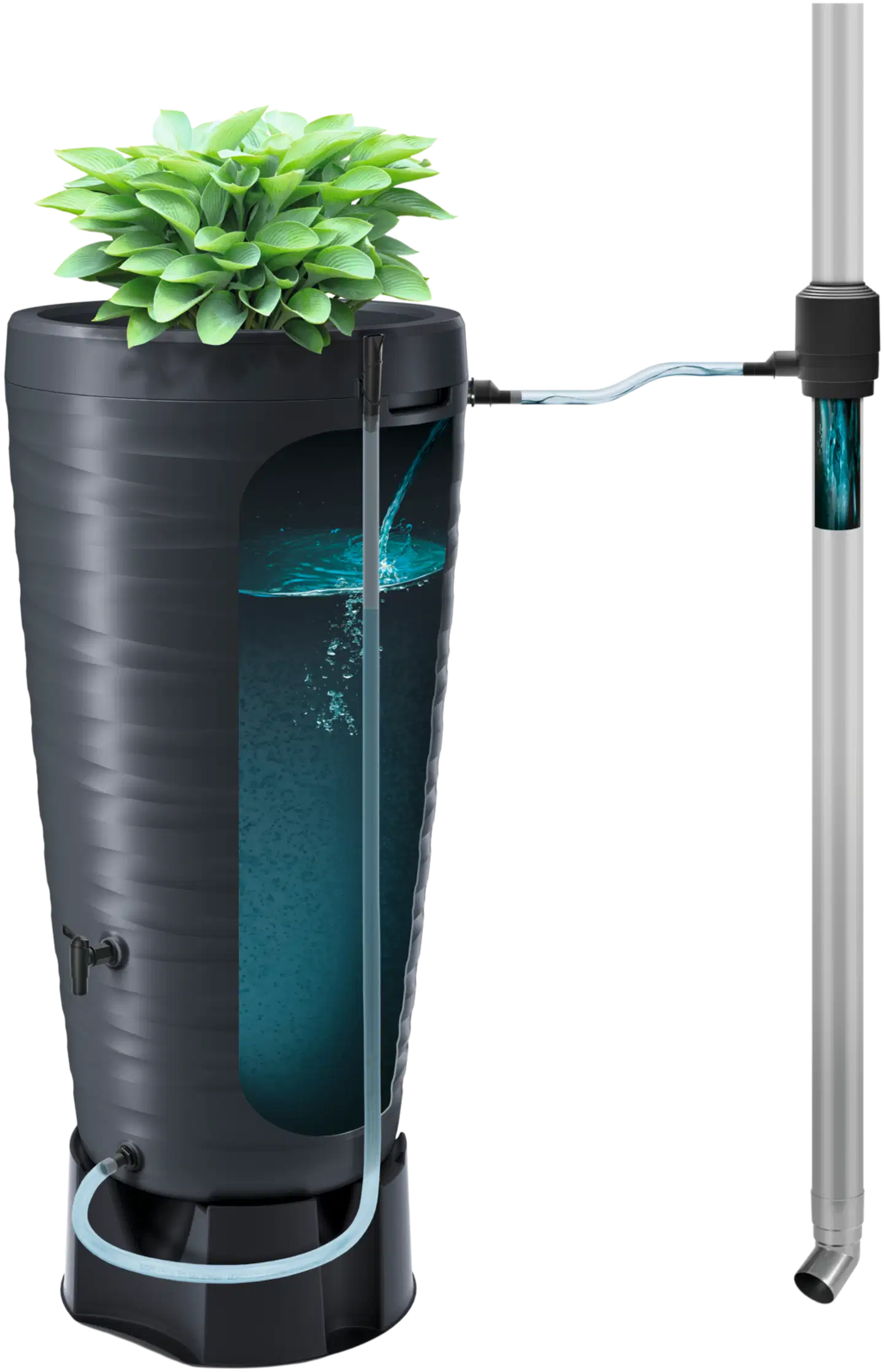 Waterform sadevesiastia Maze 240L antrasiitti - 1