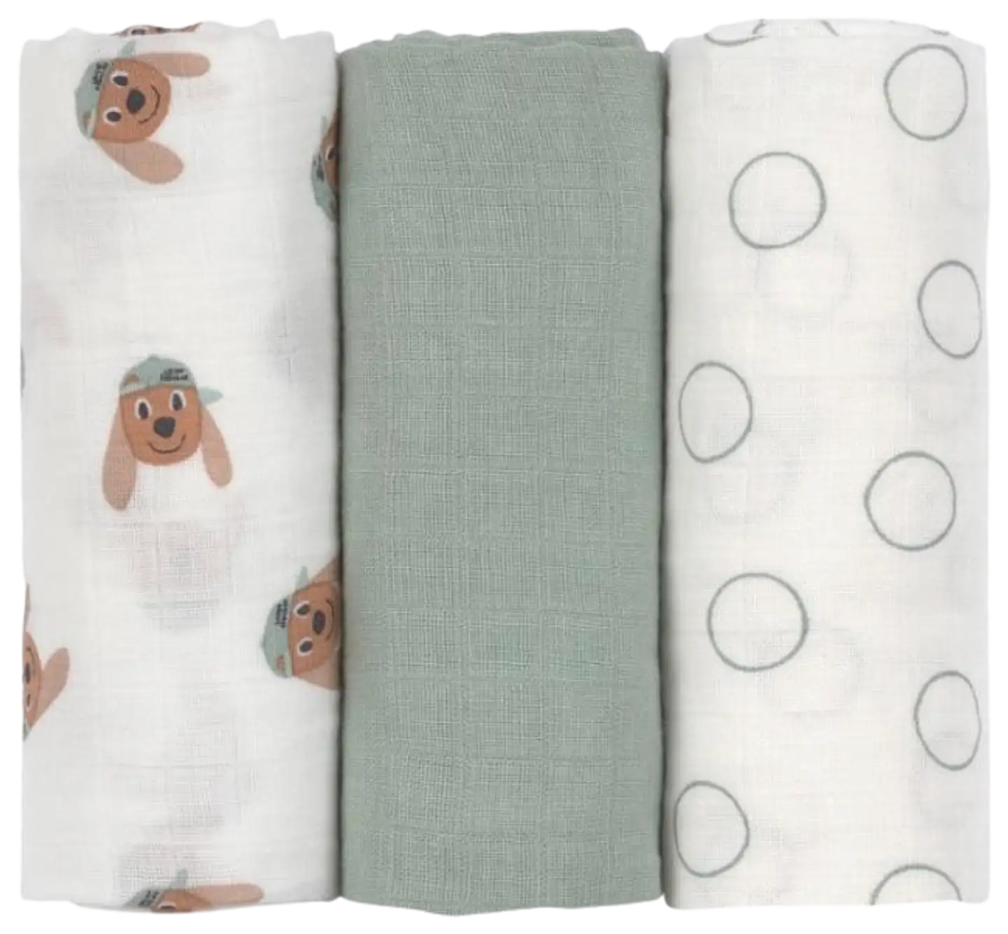 Lässig Puuvillaharso 60x60cm Tiny Dog 3 kpl