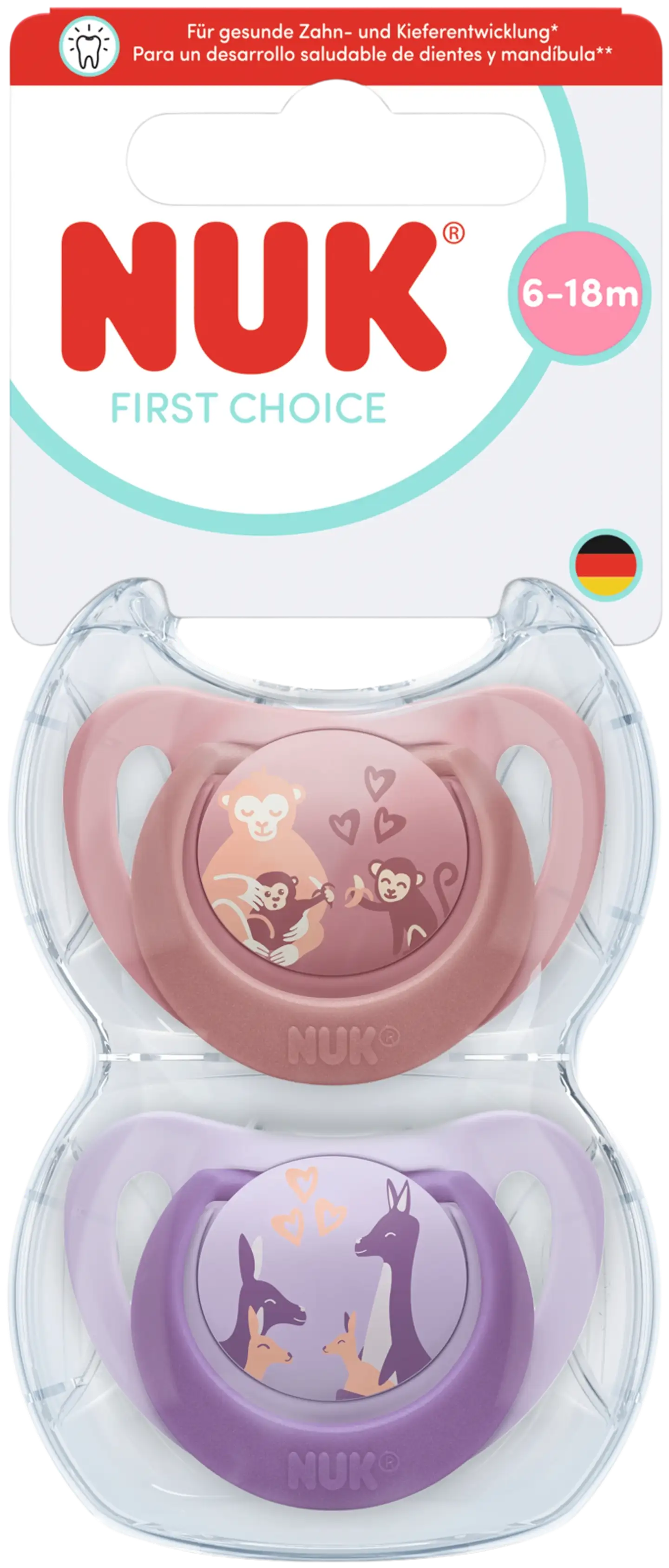 NUK First Choice Huvitutti Koko 2 Air CL1 2/PKT