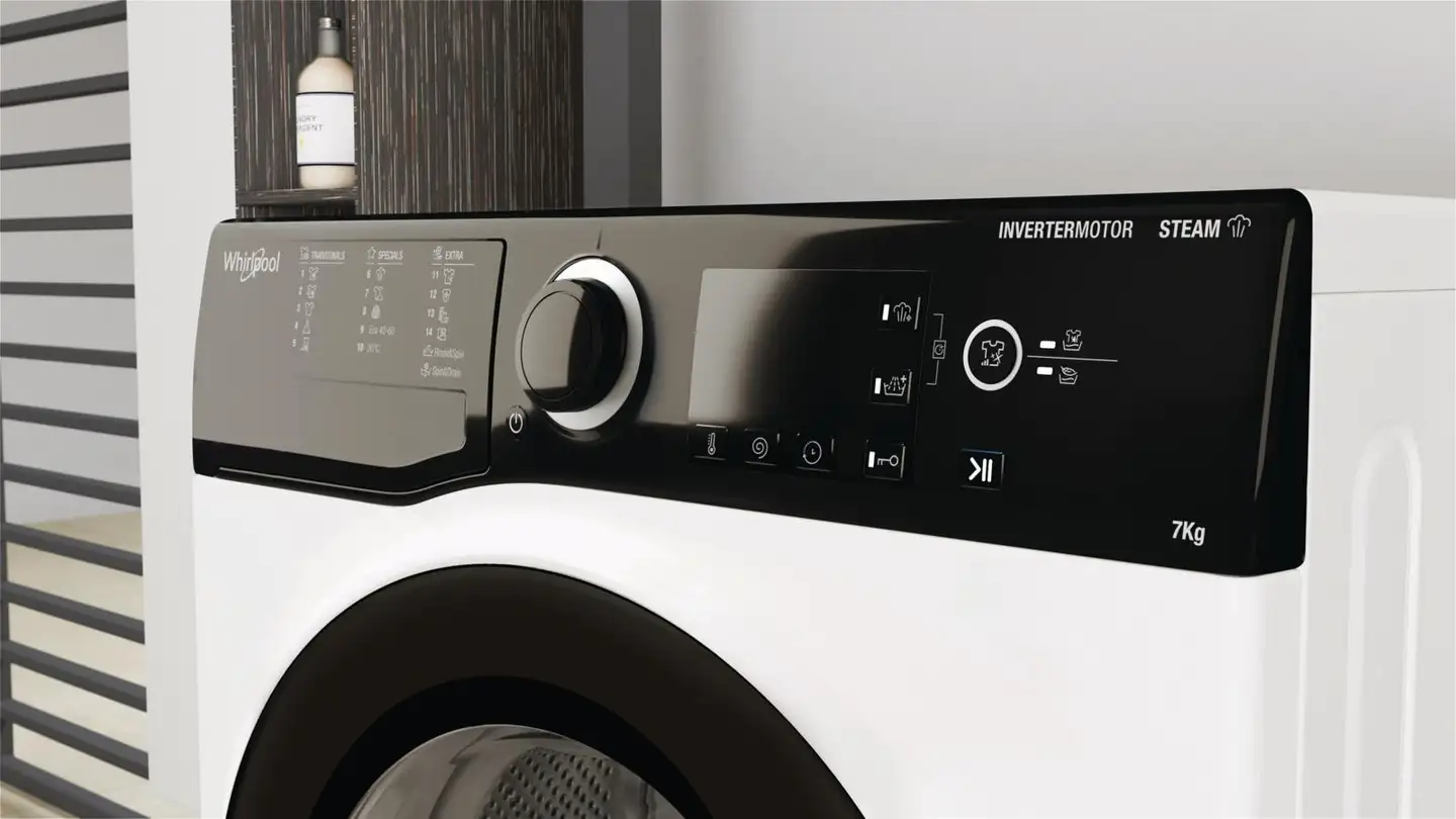 Whirlpool edestä täytettävä pyykinpesukone WRSB 7259 BB EU 7kg - 4