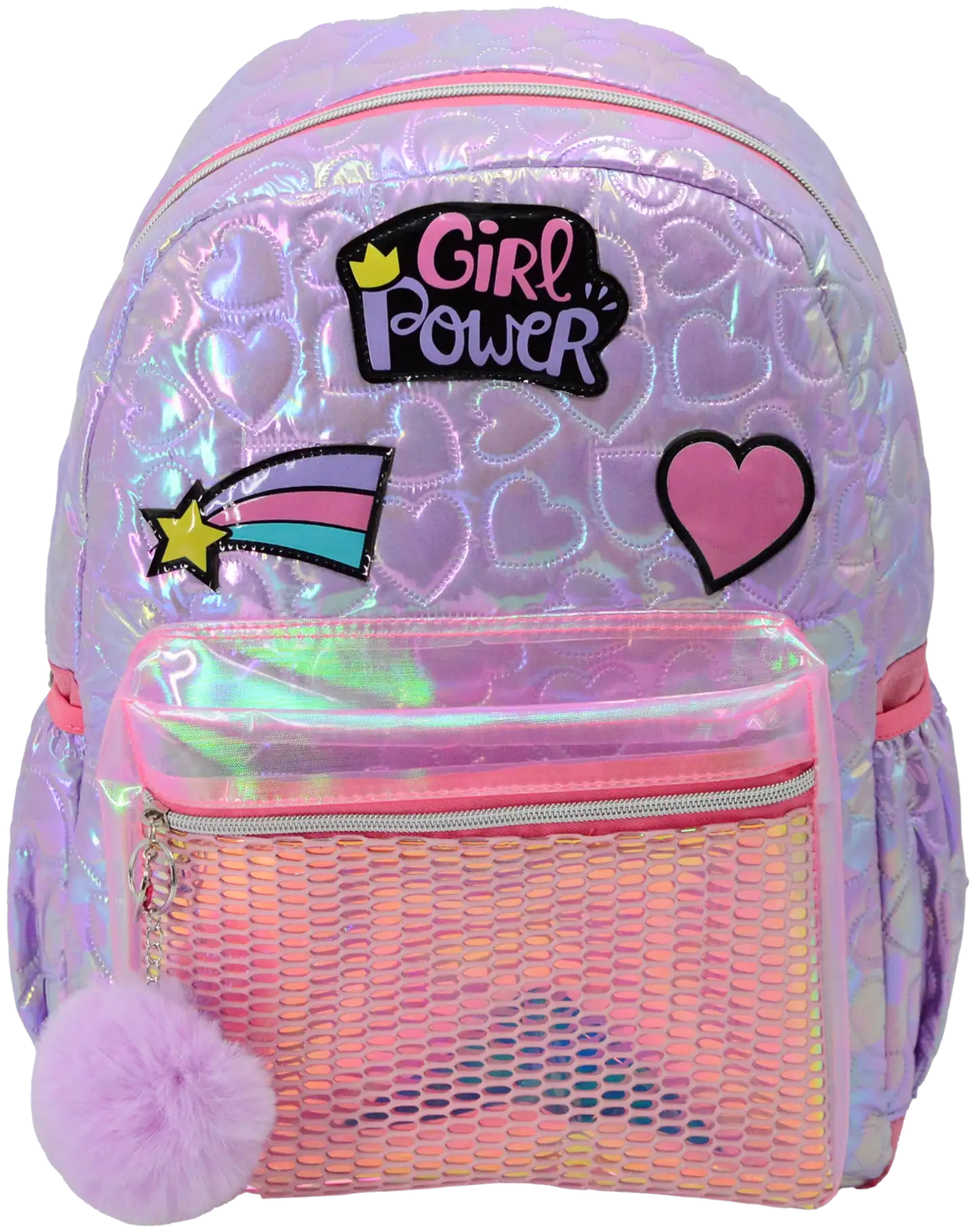 Koulureppu Girl Power pompomilla - 1