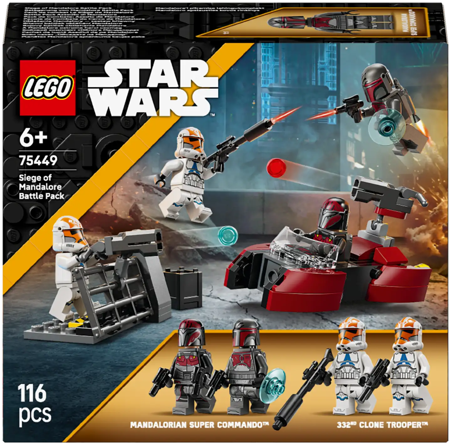 LEGO® Star Wars TM 75449 Mandaloren piiritys ‑taistelupakkaus - 4
