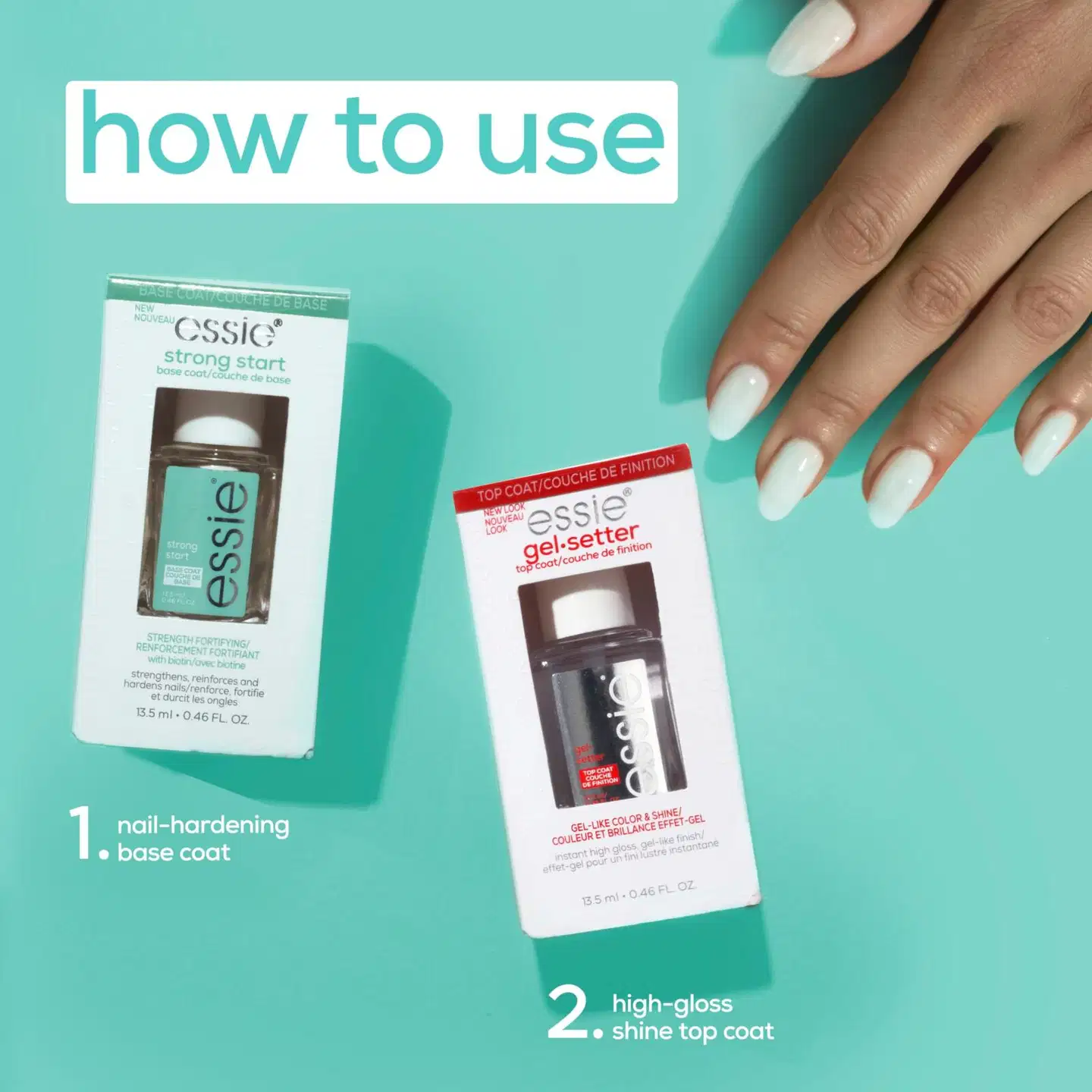 essie strong start aluslakka 13,5 ml - 4