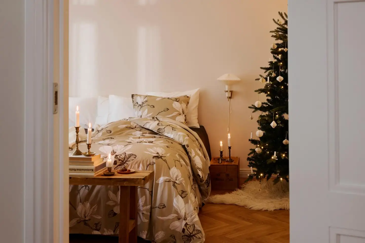 Finlayson satiini pussilakanasetti Magnolia 150X210+50X60 beige - 2