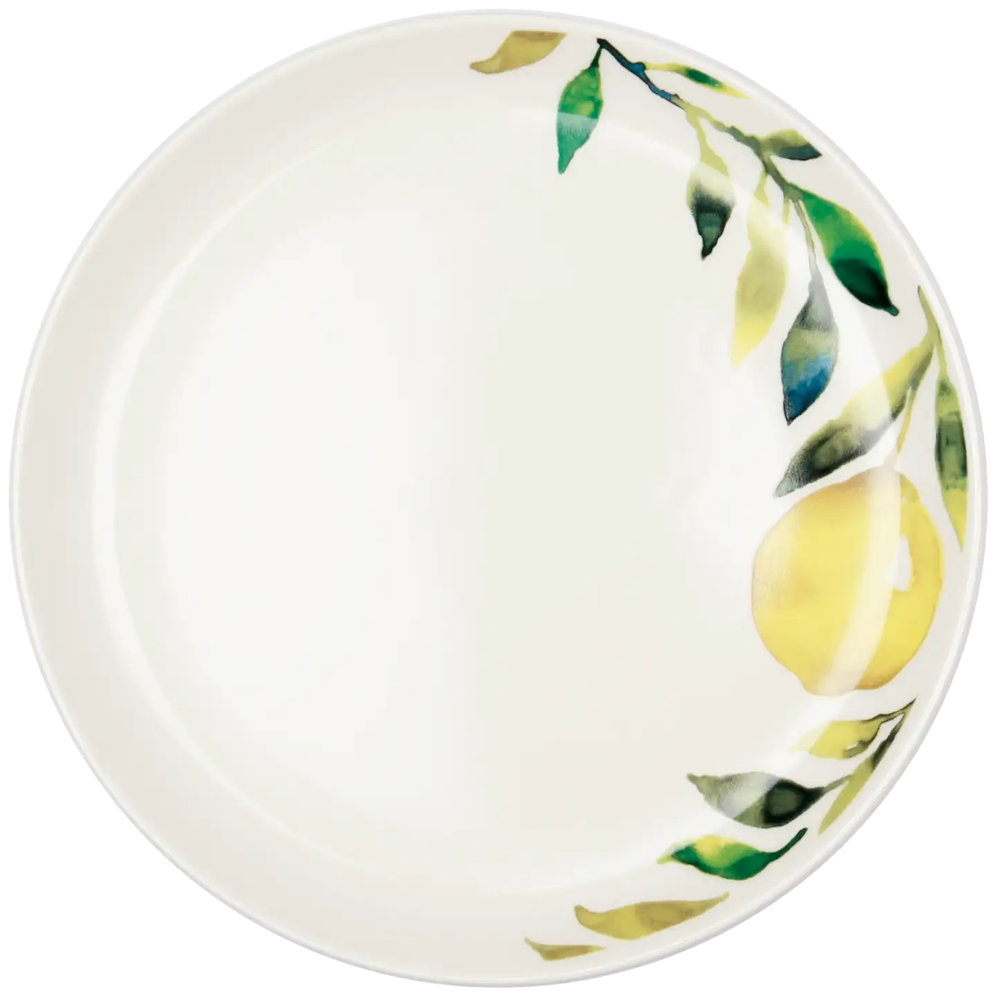 Kultakeramiikka lautanen Sitruuna 19 cm