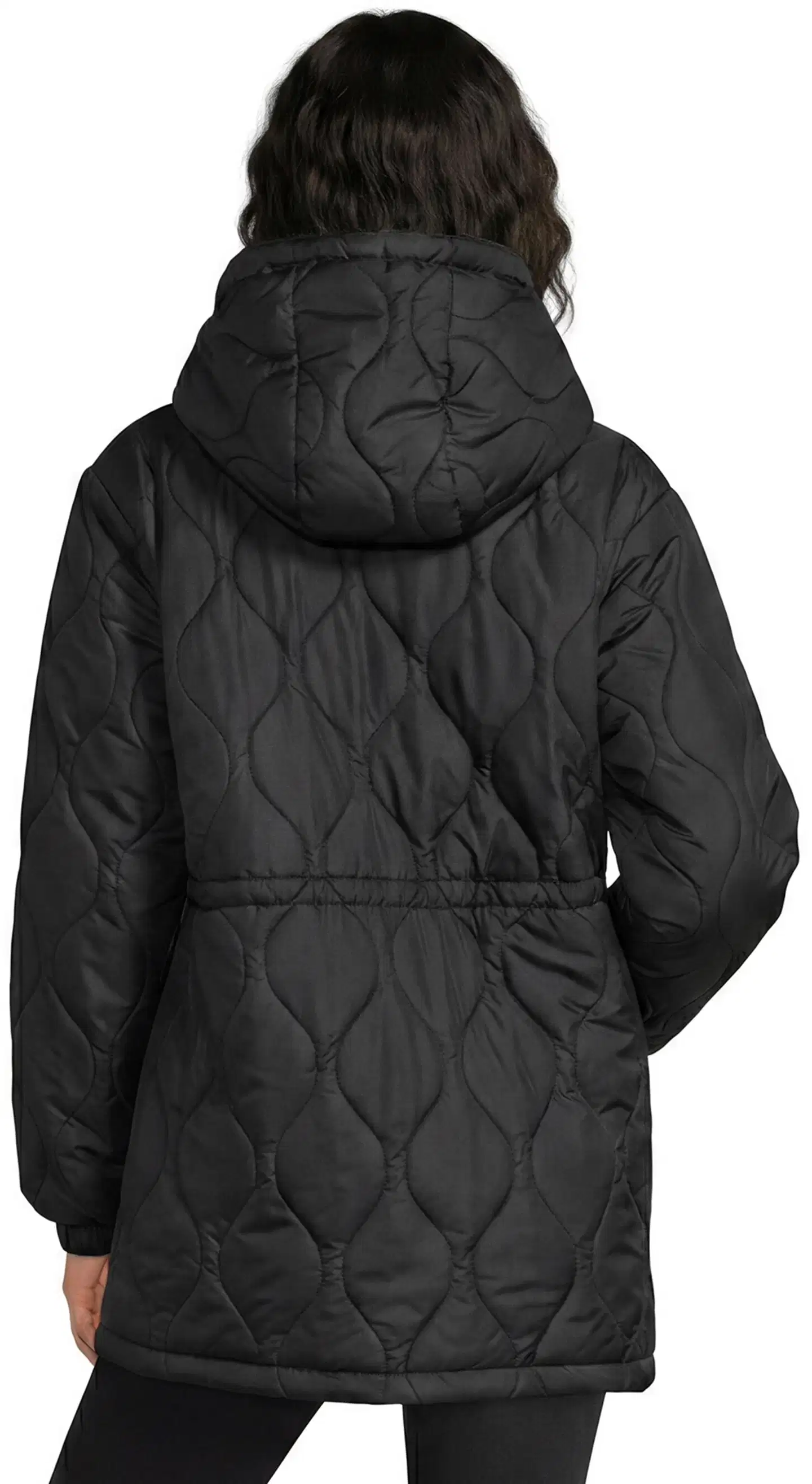House naisten vanuparkatakki 225H352663 - Black - 3