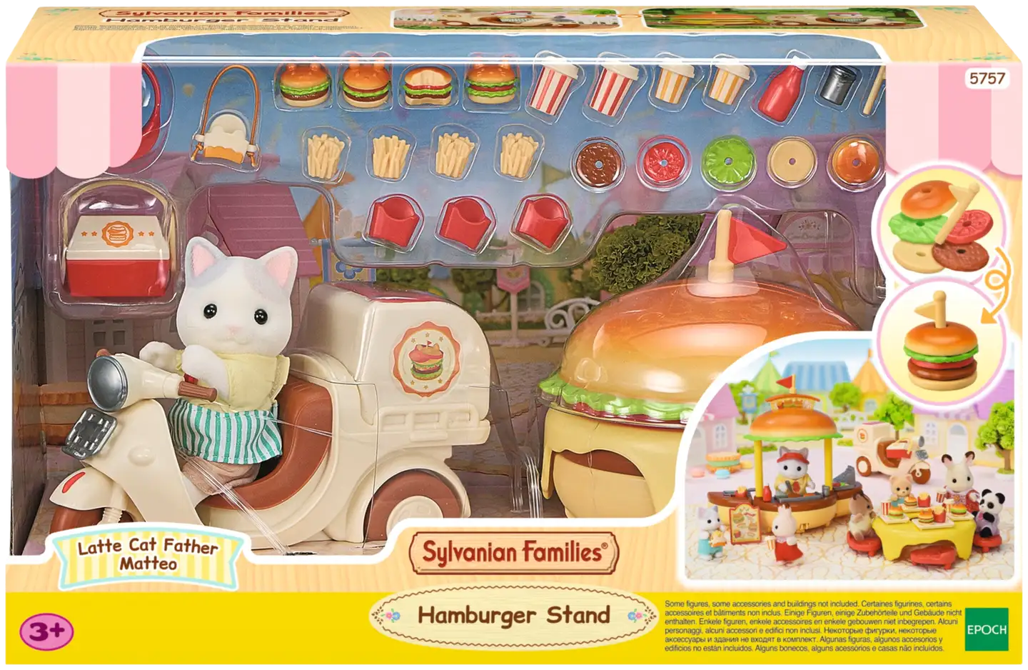 Sylvanian Families hampurilaiskioski - 1