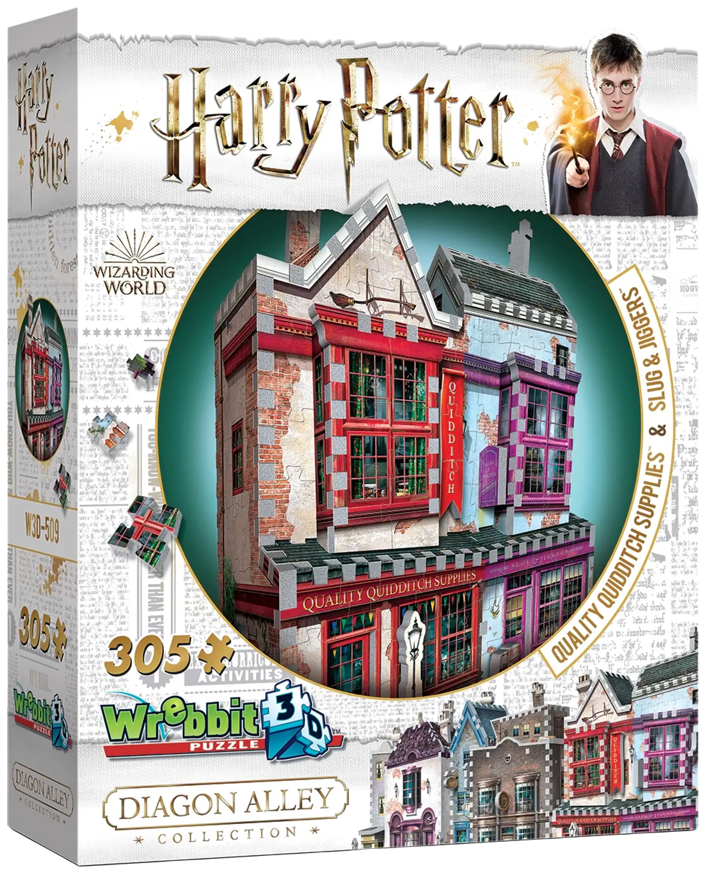 Wrebbit Harry Potter Quality Quidditch Supplies & Slug & Jiggers 3D-palapeli - 1