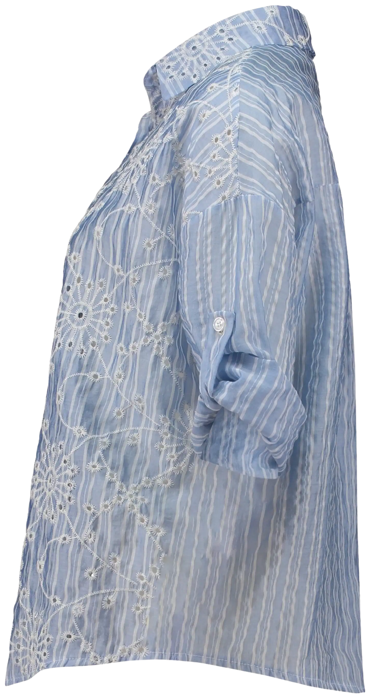 Hailys naisten paitis Ka44ta - blue stripe flower - 2