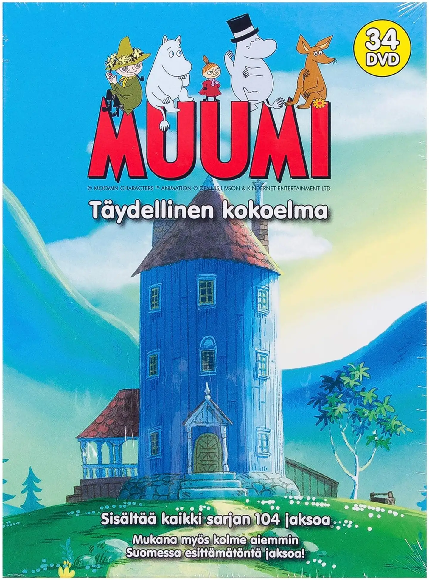 Muumi Täydellinen kokoelma 34DVD