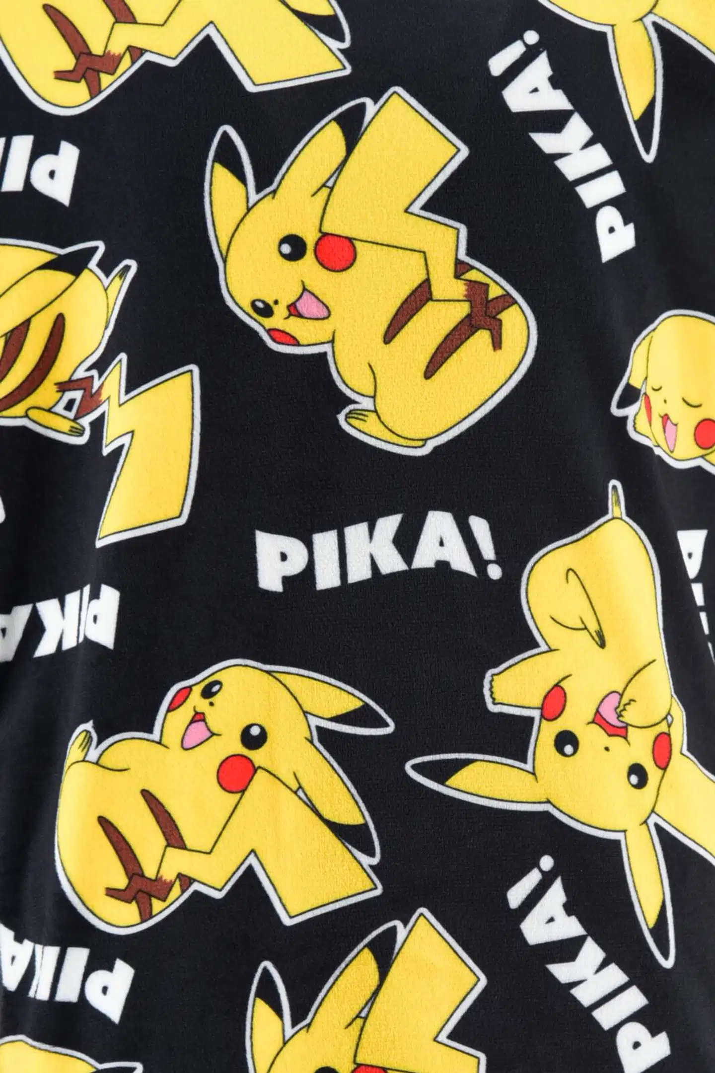 Lasten Pokemon pyjama, hieno supersoft kangas - black - 3