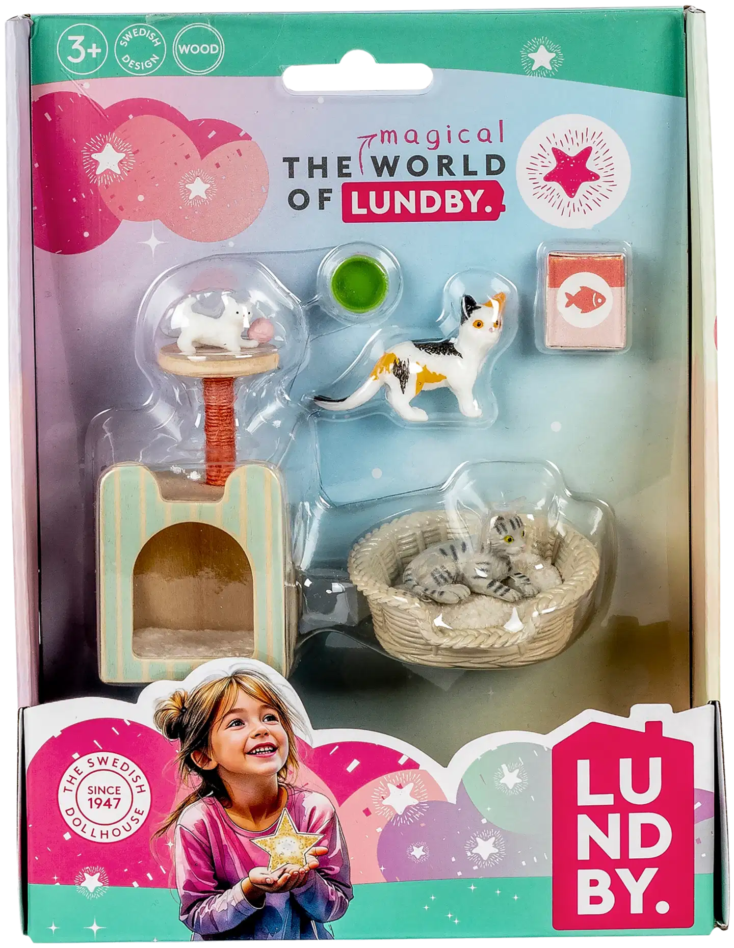 Lundby nukketalon eläimet kissa - 1