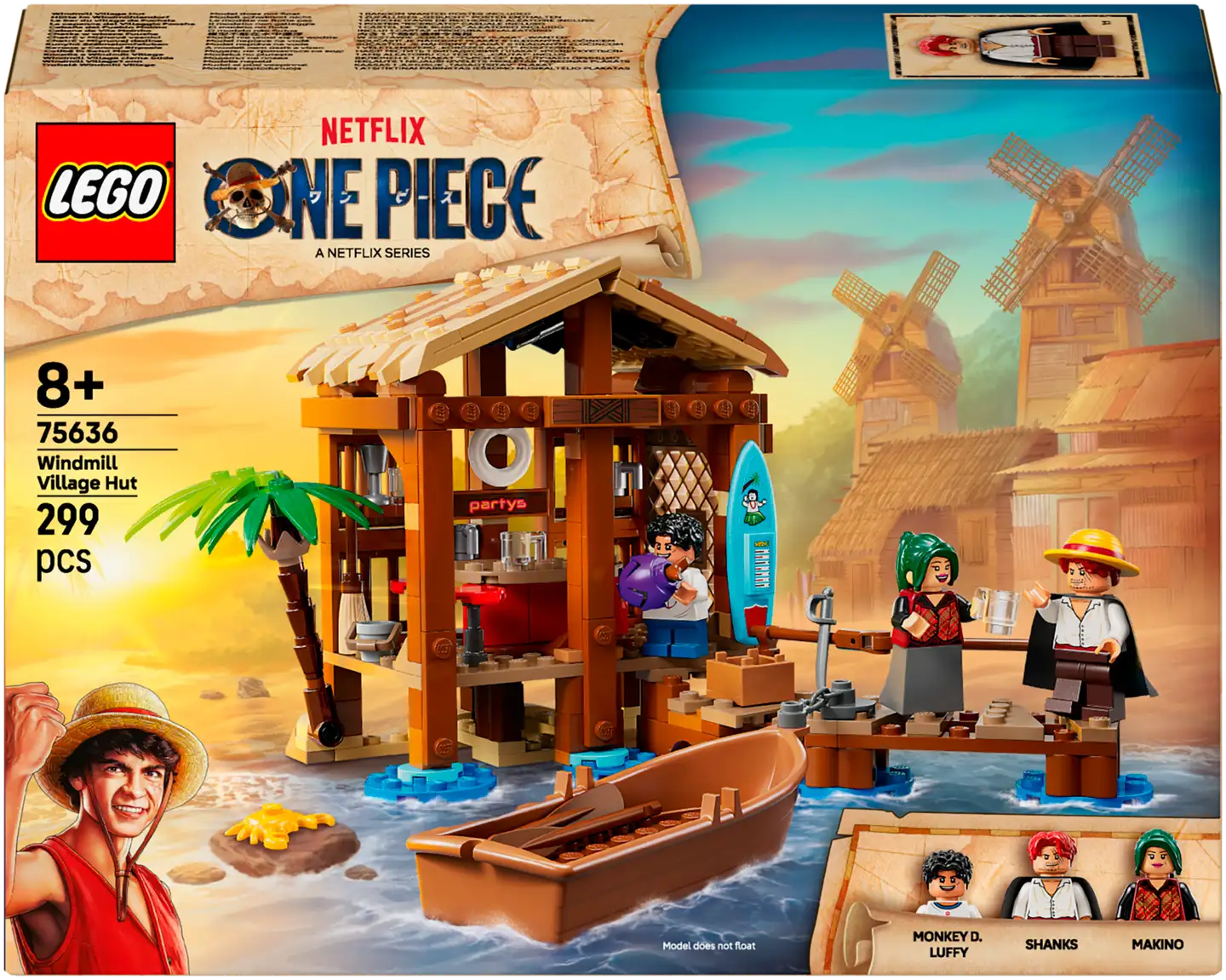 LEGO® ONE PIECE 75636 Tuulimyllykylän mökki - 3
