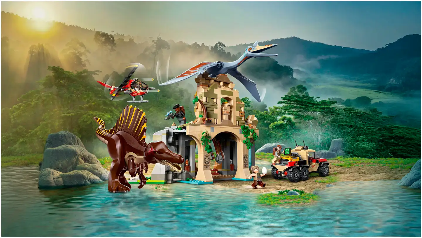 LEGO® Jurassic World Spinosauruksen ja Quetzalcoatlusin pako lentäen 76976 - 8
