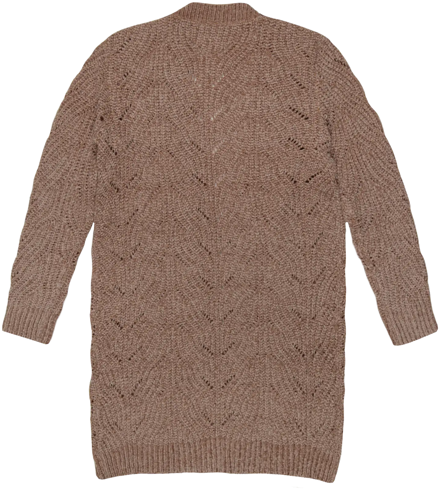 House naisten chenille-neuletakki 213H402507 - Warm taupe - 2