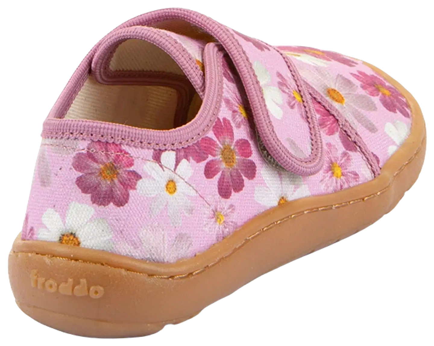 Froddo lasten paljasjalkakenkä Canvas Velcro - Flowers - 5
