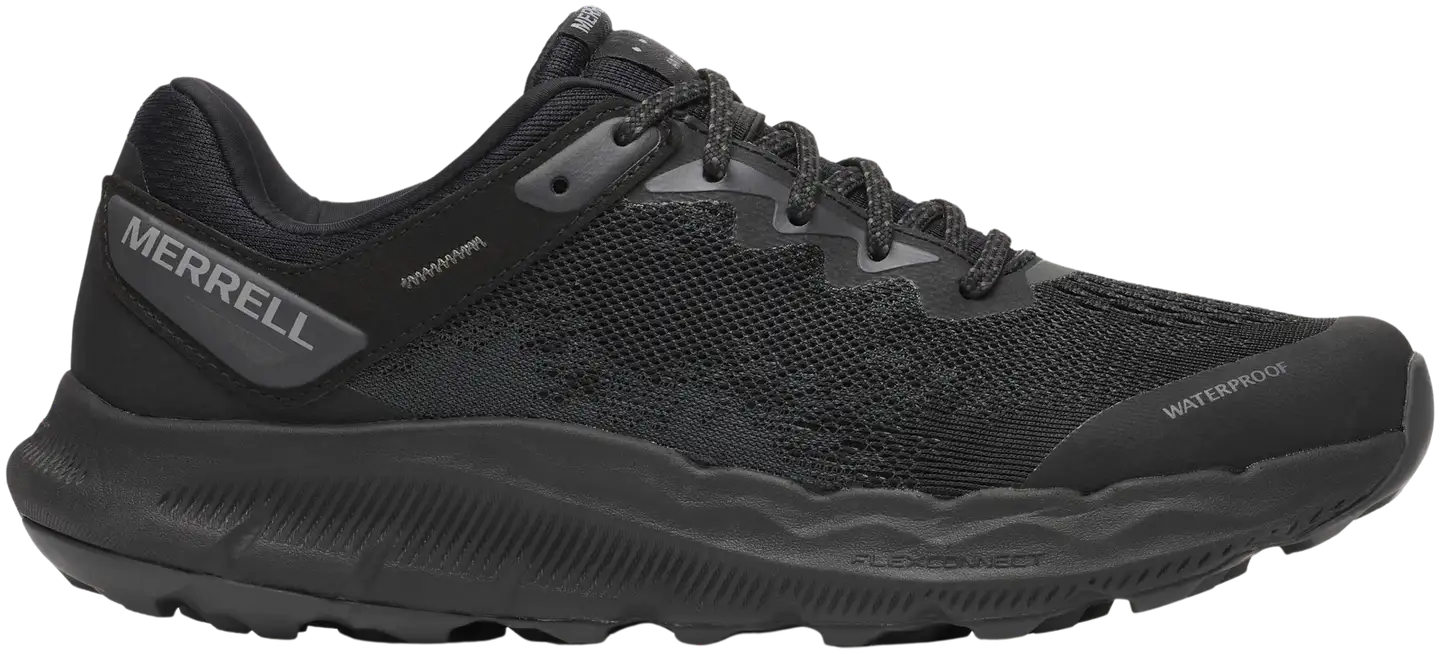 Merrell naisten maastojuoksukengät Antora 4 WP - black/graphite - 1
