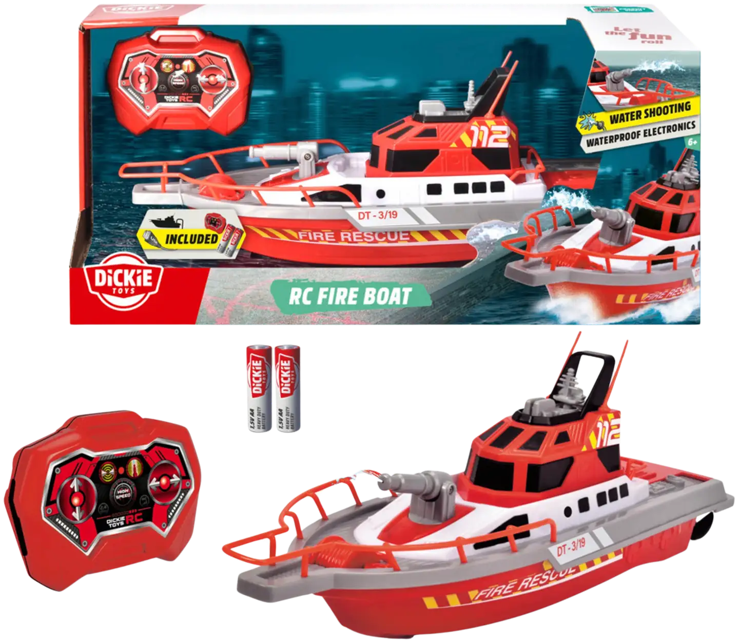 Dickie Toys RC Sammutusvene, RTR, 2,4 GHz - 1