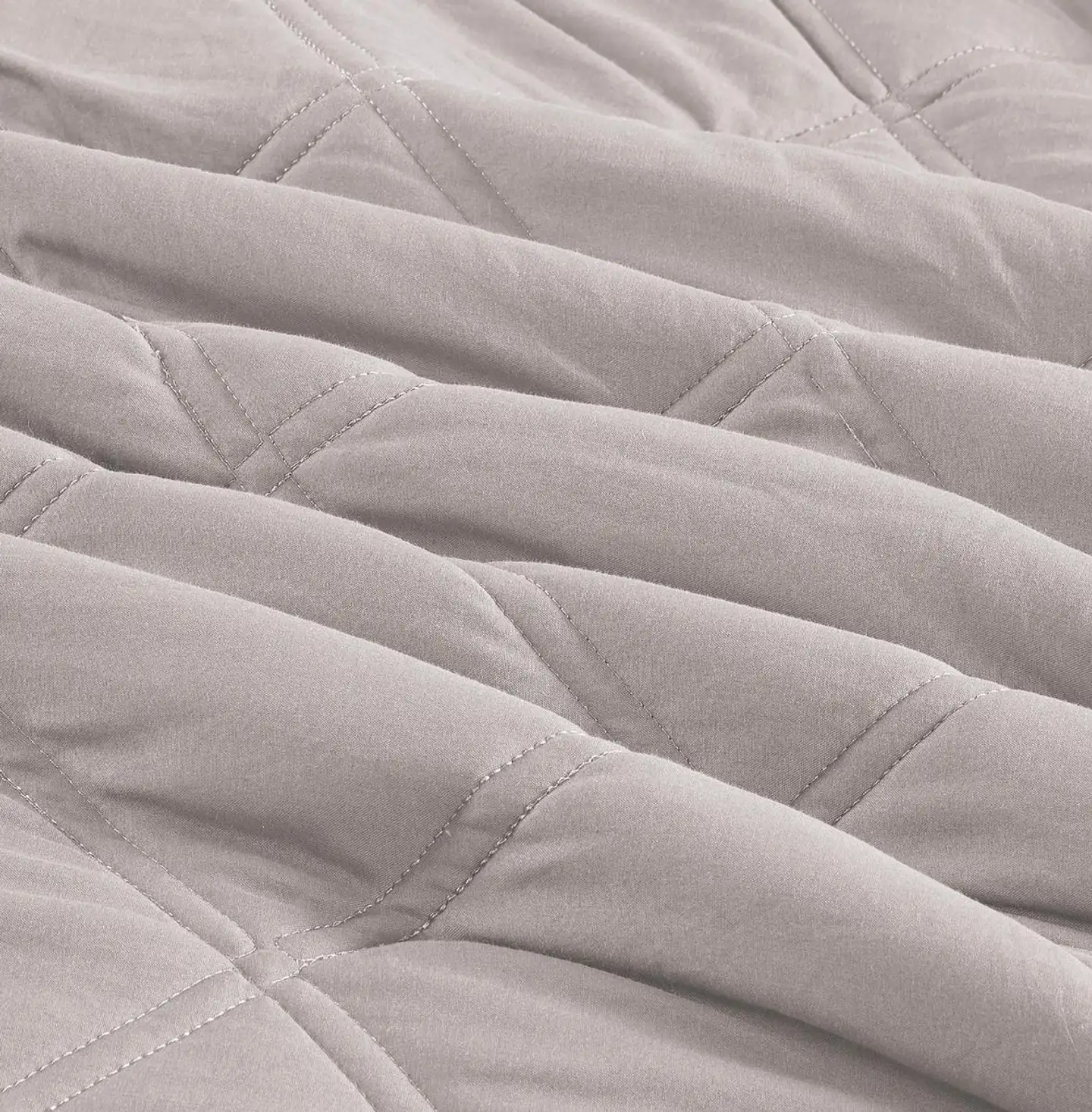 House päiväpeitto Box Stitch 260x260 cm beige - 3