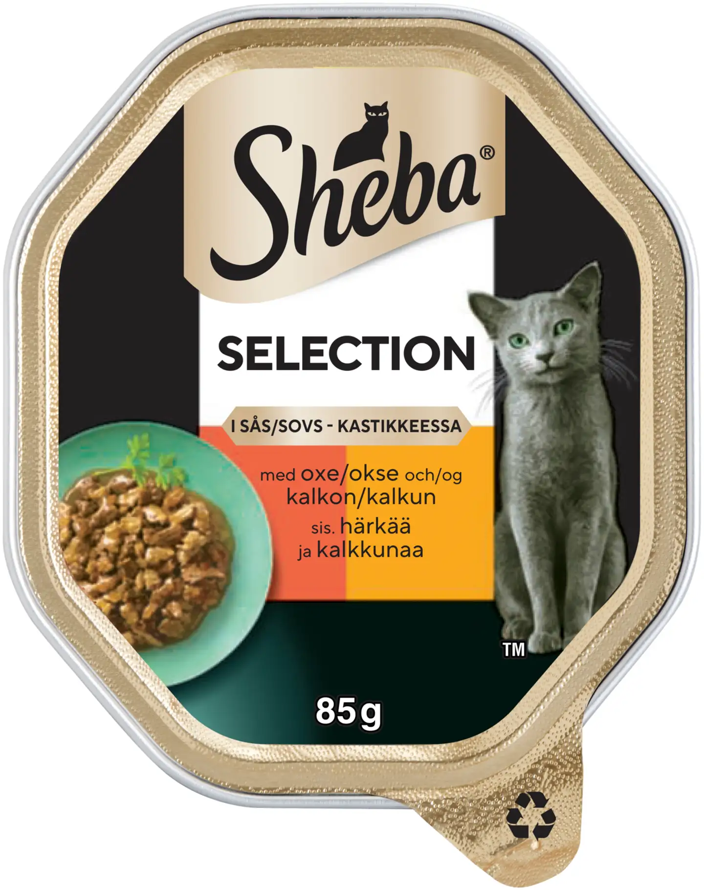 Sheba Selection Härkää & Kalkkunaa 85g