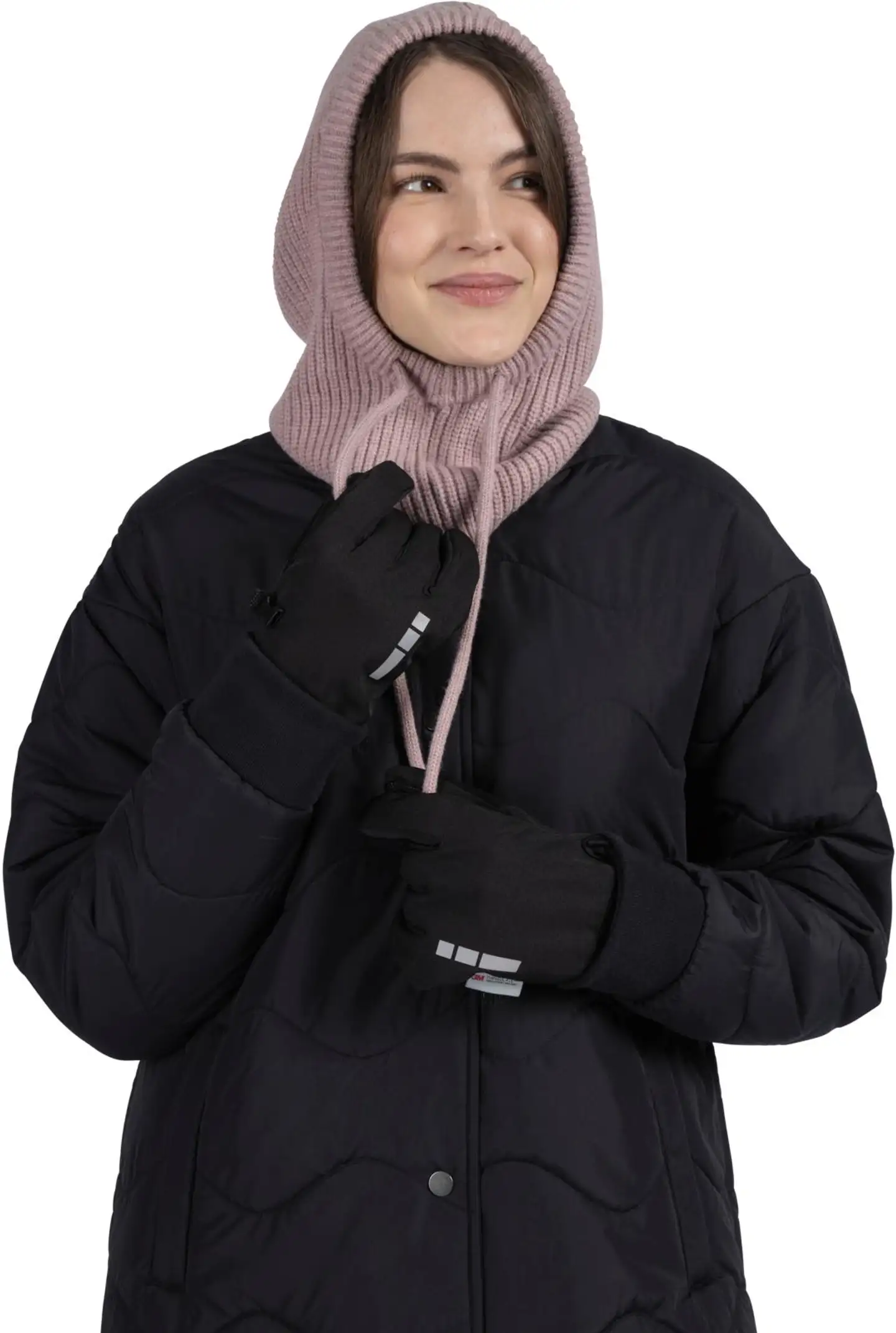 House naisten kevytvanutakki 225H052601 - BLACK - 7