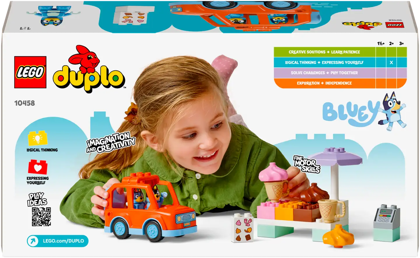 LEGO DUPLO Bluey 10458 Jäätelöretki Blueyn kanssa - 3