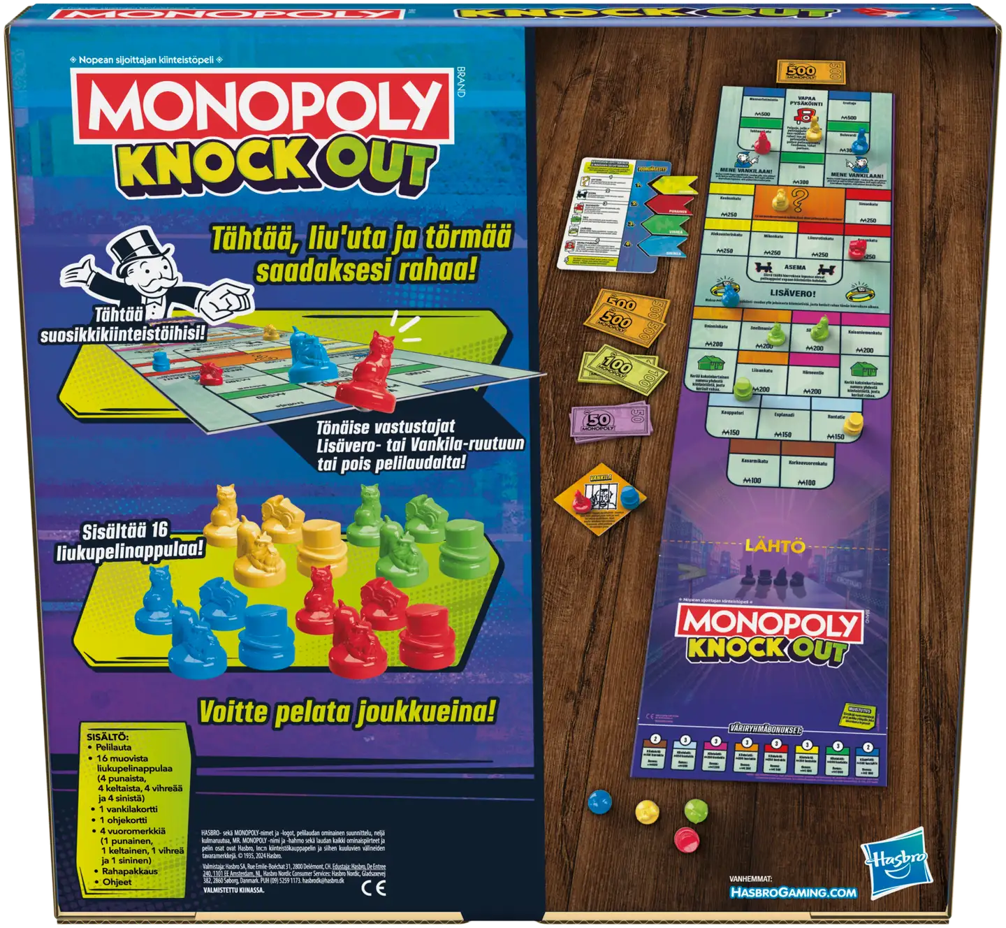 Monopoly lautapeli Knockout (suomenkielinen) - 8