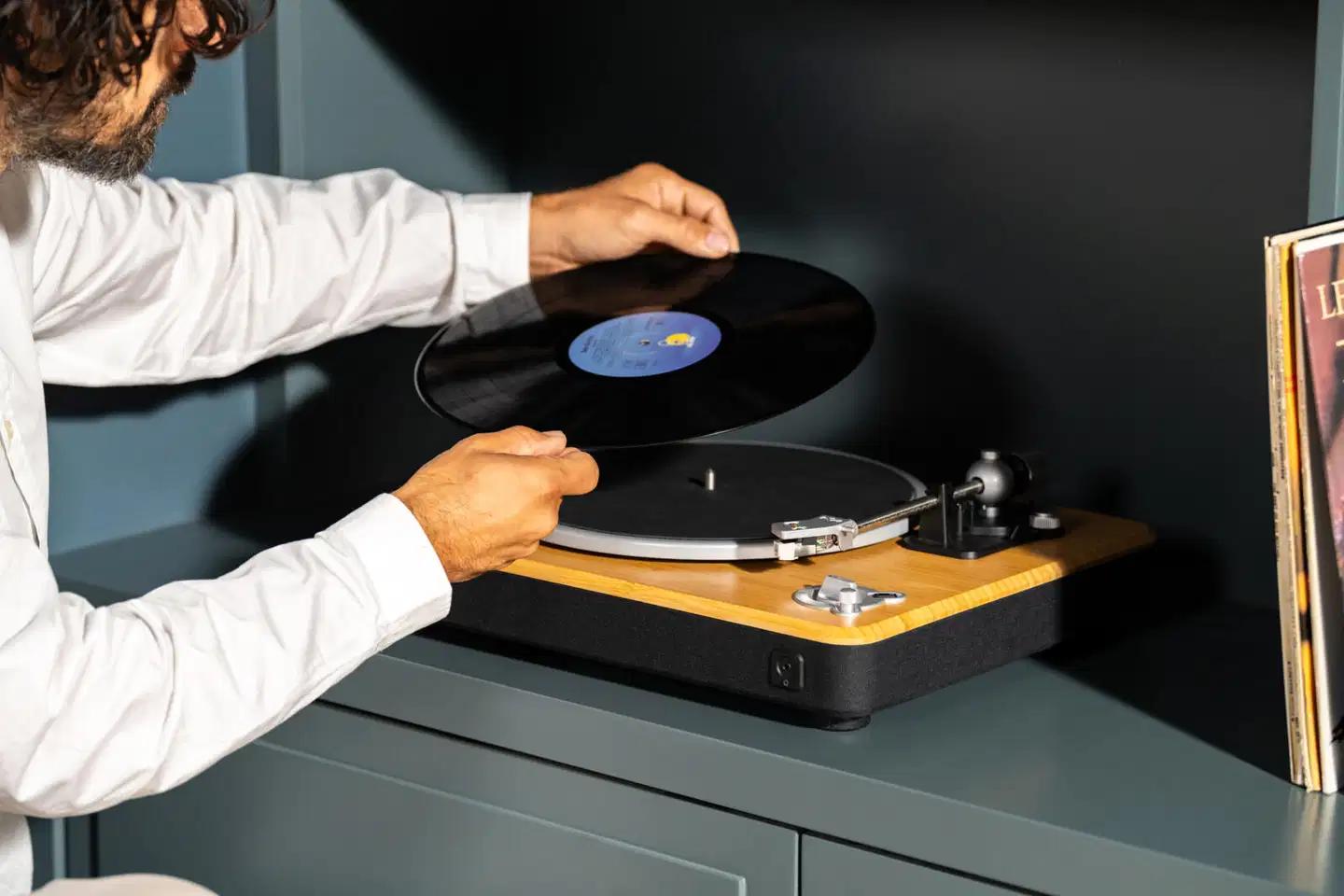 House of Marley levysoitin Bluetooth yhteydellä Stir It Up Wireless 2, musta/puu - 6