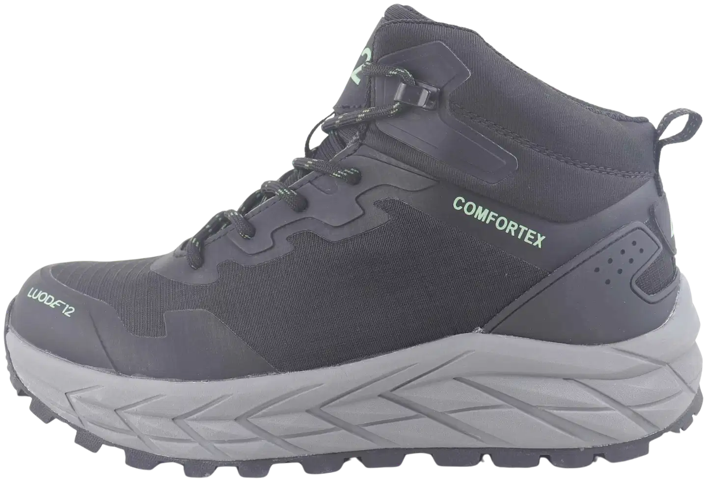 Luode12 naisten ulkoilukengät Utö Mid - Black/olive - 3