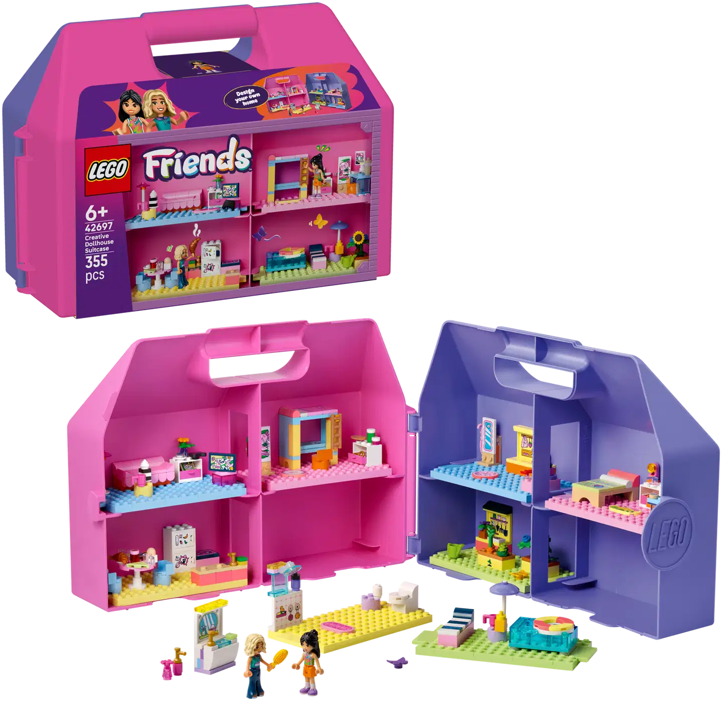 LEGO® Friends 42697 Luovuuden nukkekotilaukku - 1
