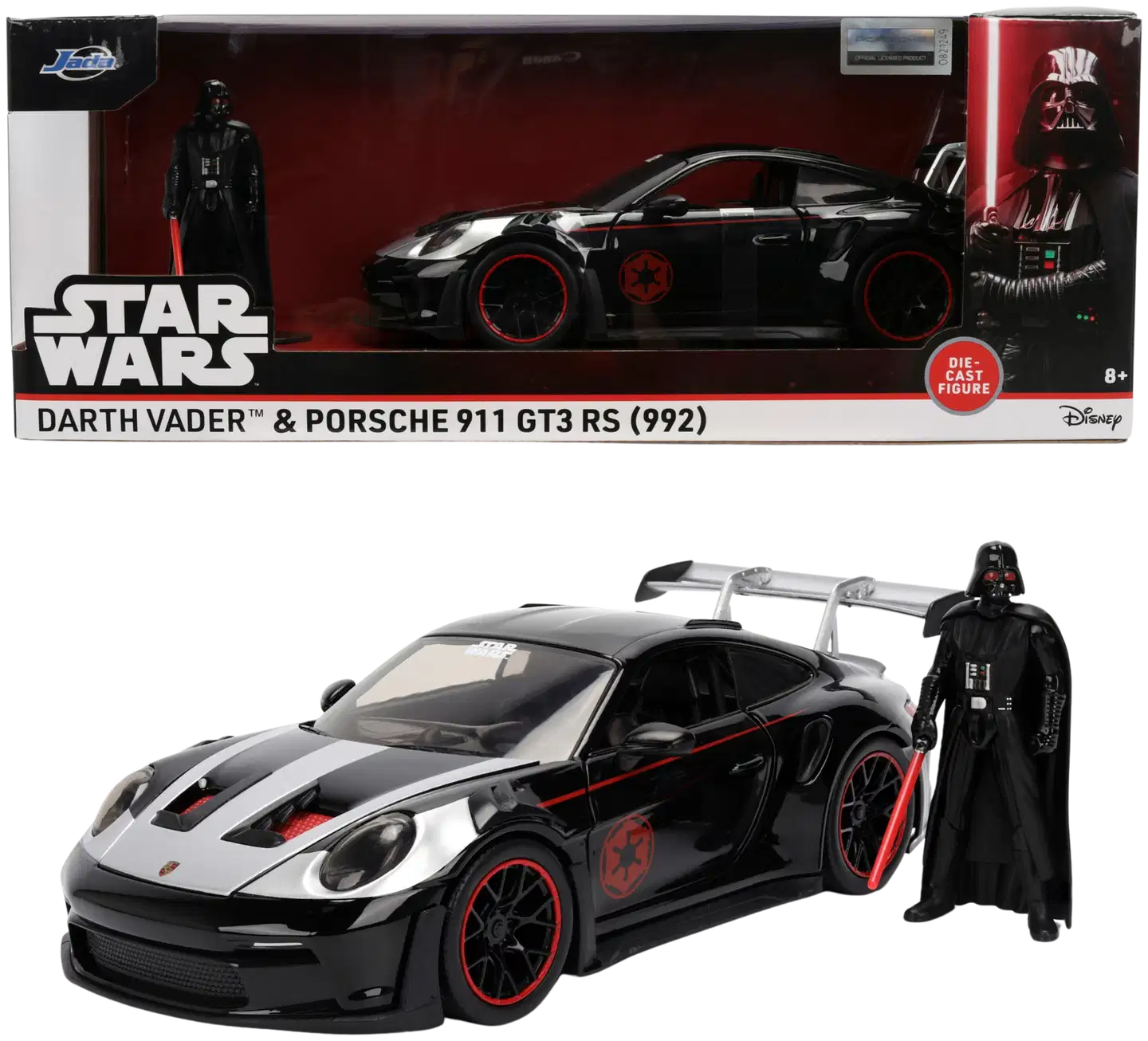 Jada Disney Star Wars Darth Vader Porsche 911, 19 cm, 1:24, die-cast - 1