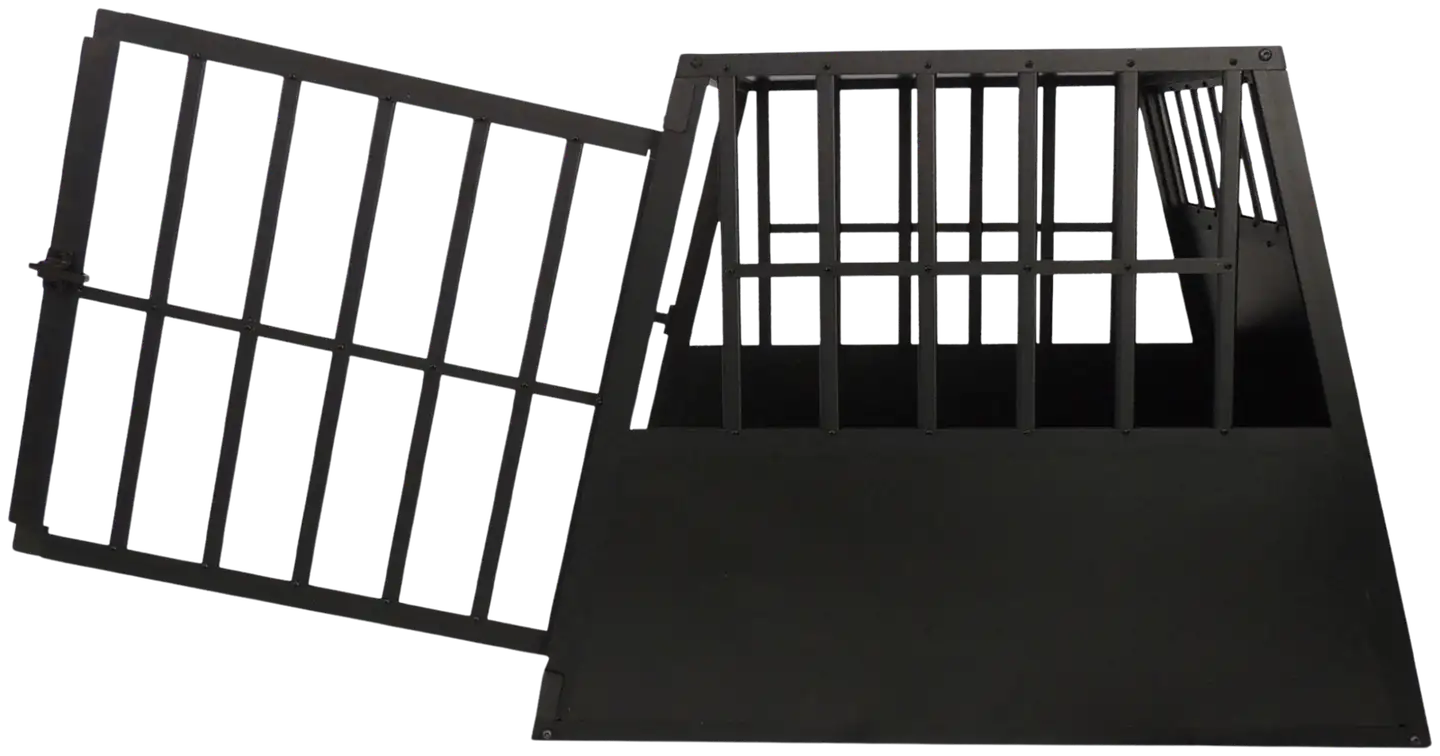 Trekker koiran kuljetushäkki M 65x90x69,5 cm musta - 4