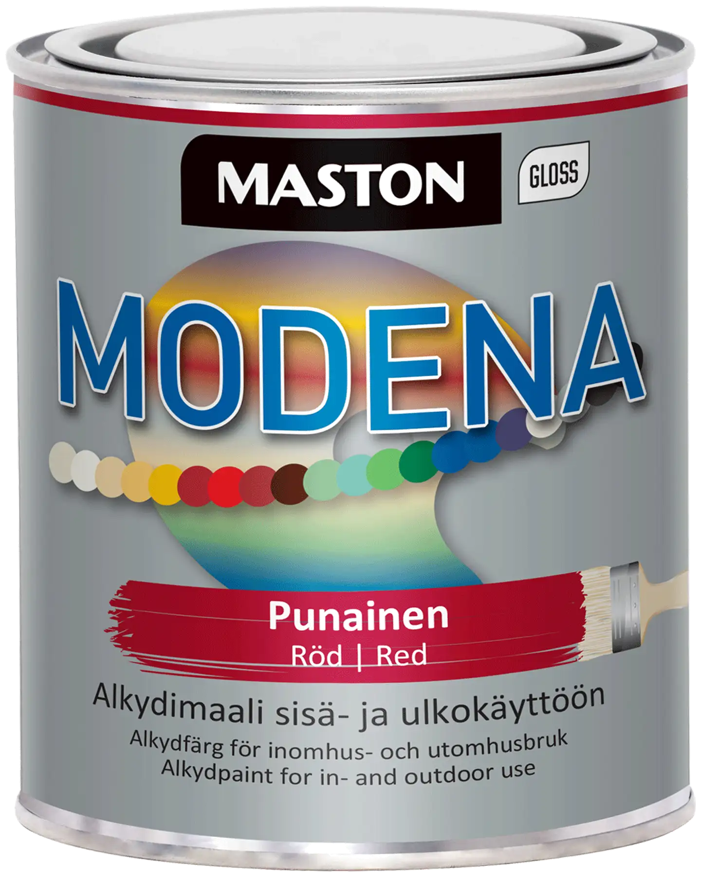 Maston maali Modena punainen 1 l - 1