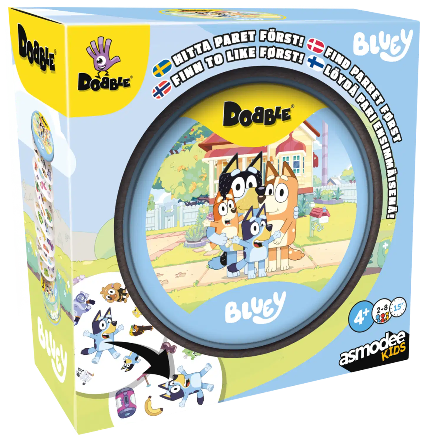 Dobble Bluey Nordic -lautapeli - 1