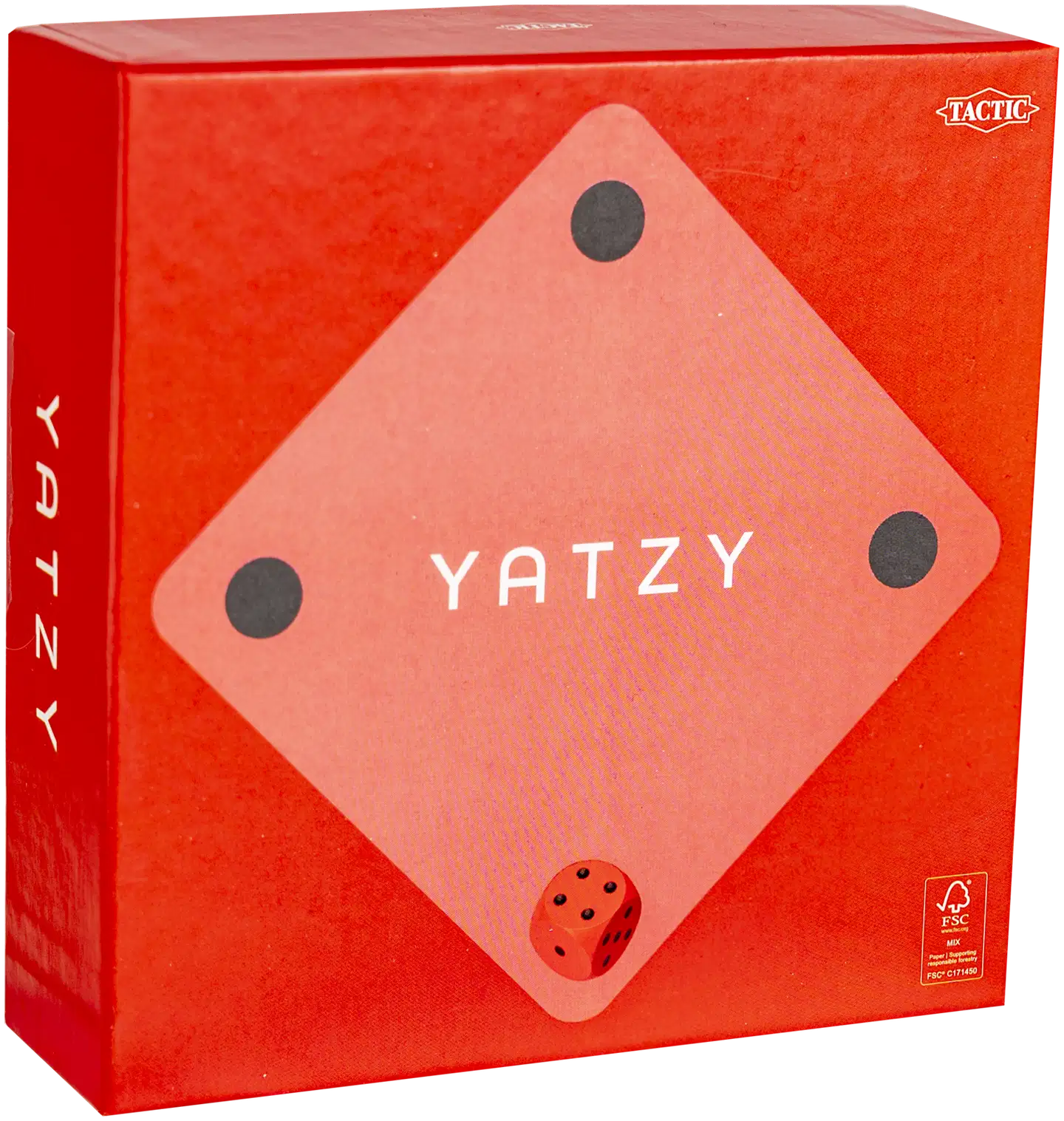 Tactic Noppapeli Yatzy Minimalist punainen - 1