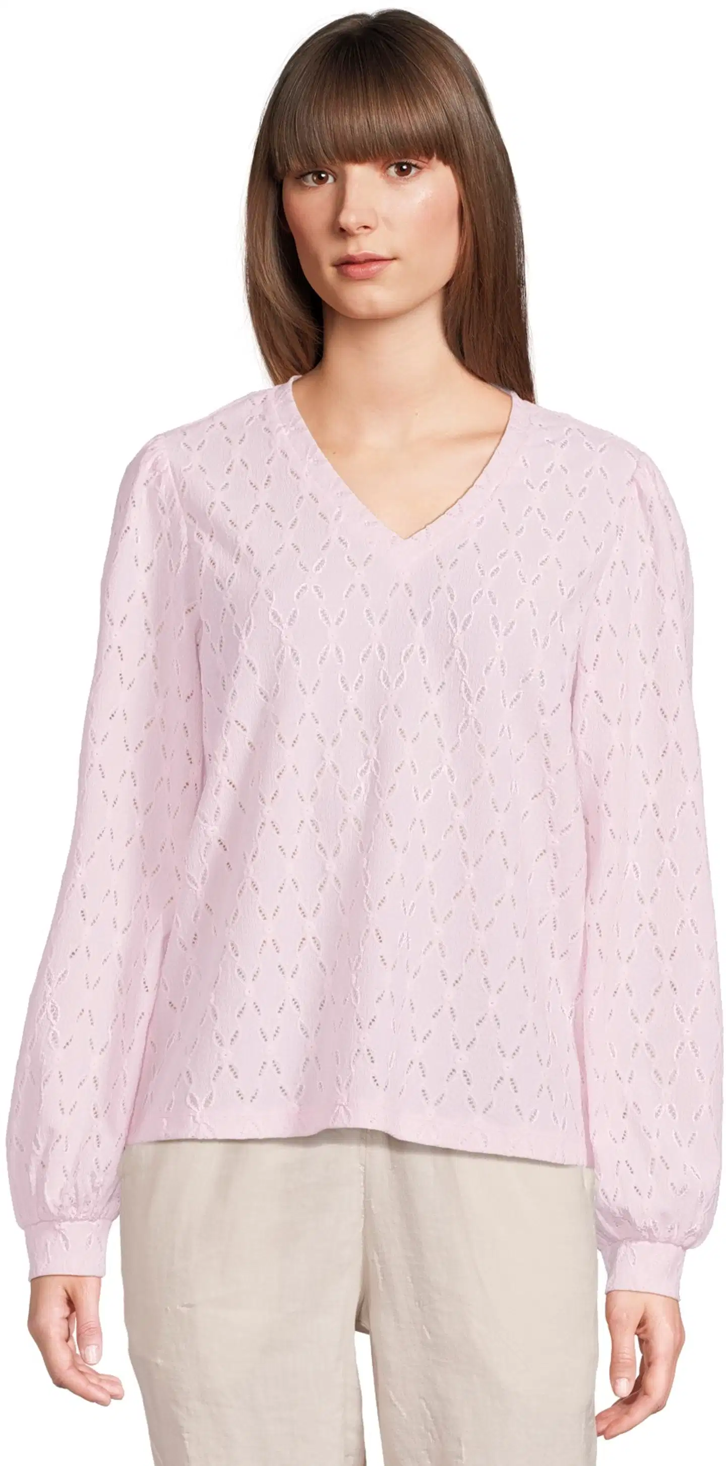 House naisten pusero Lace 213H262907 - pink - 1