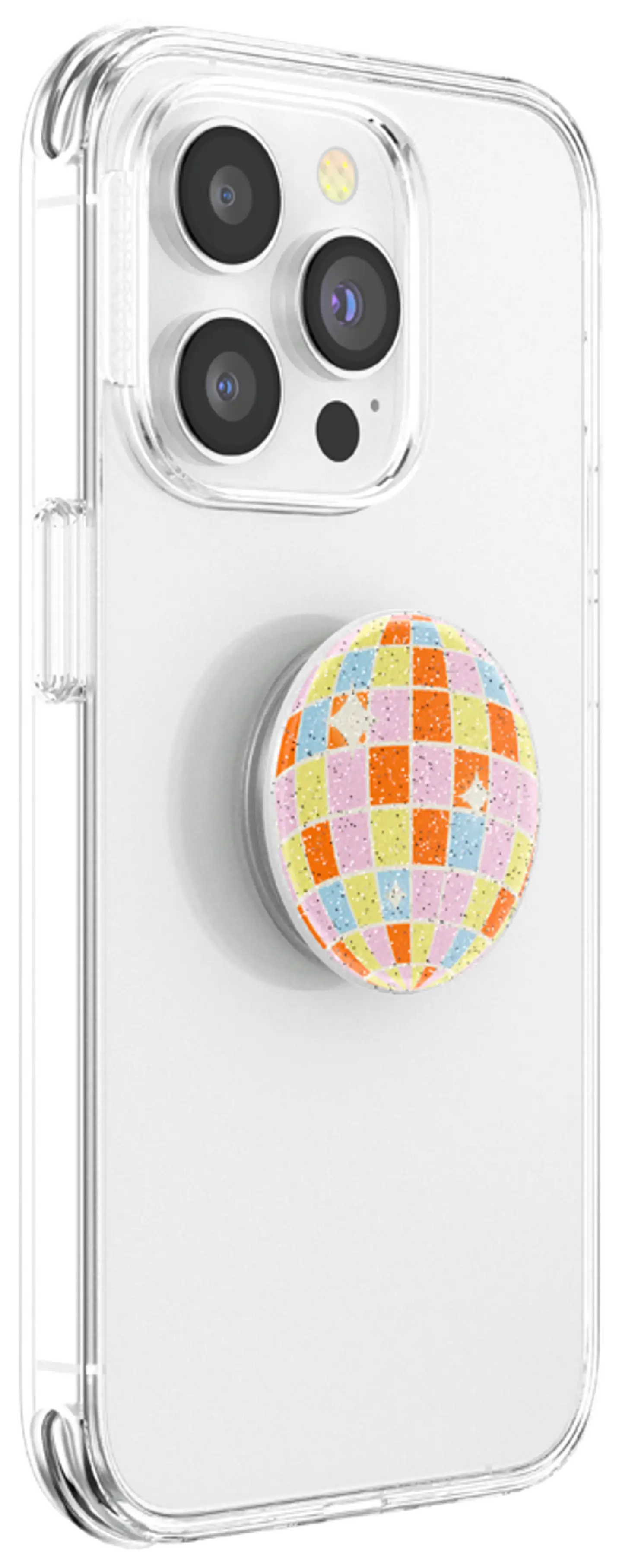 Popsockets puhelinpidike PopGrip Glitter Retro Disco - 5