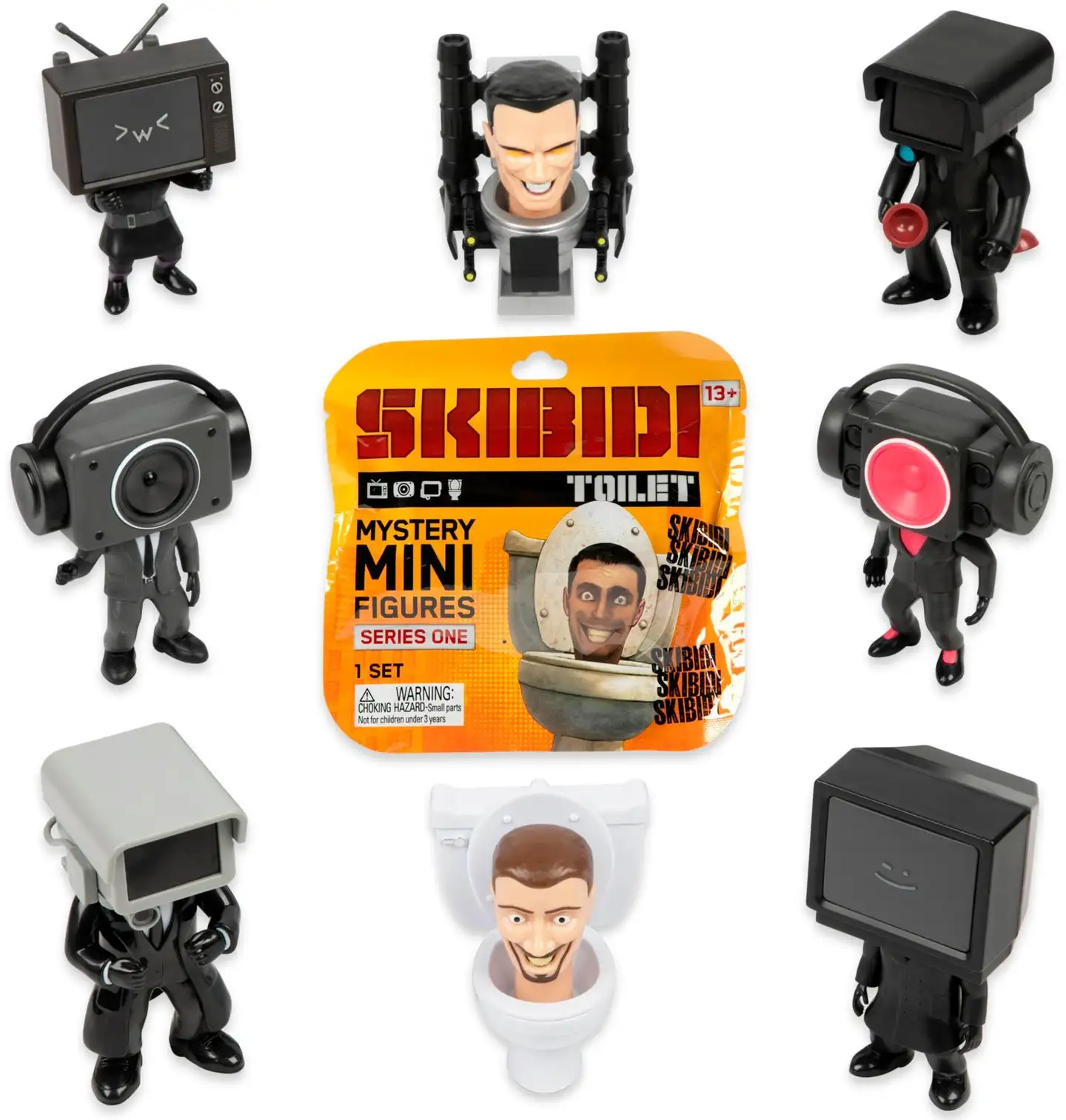 Skibidi Toilet Mini Figuuri Yllätyspakkaus - 2