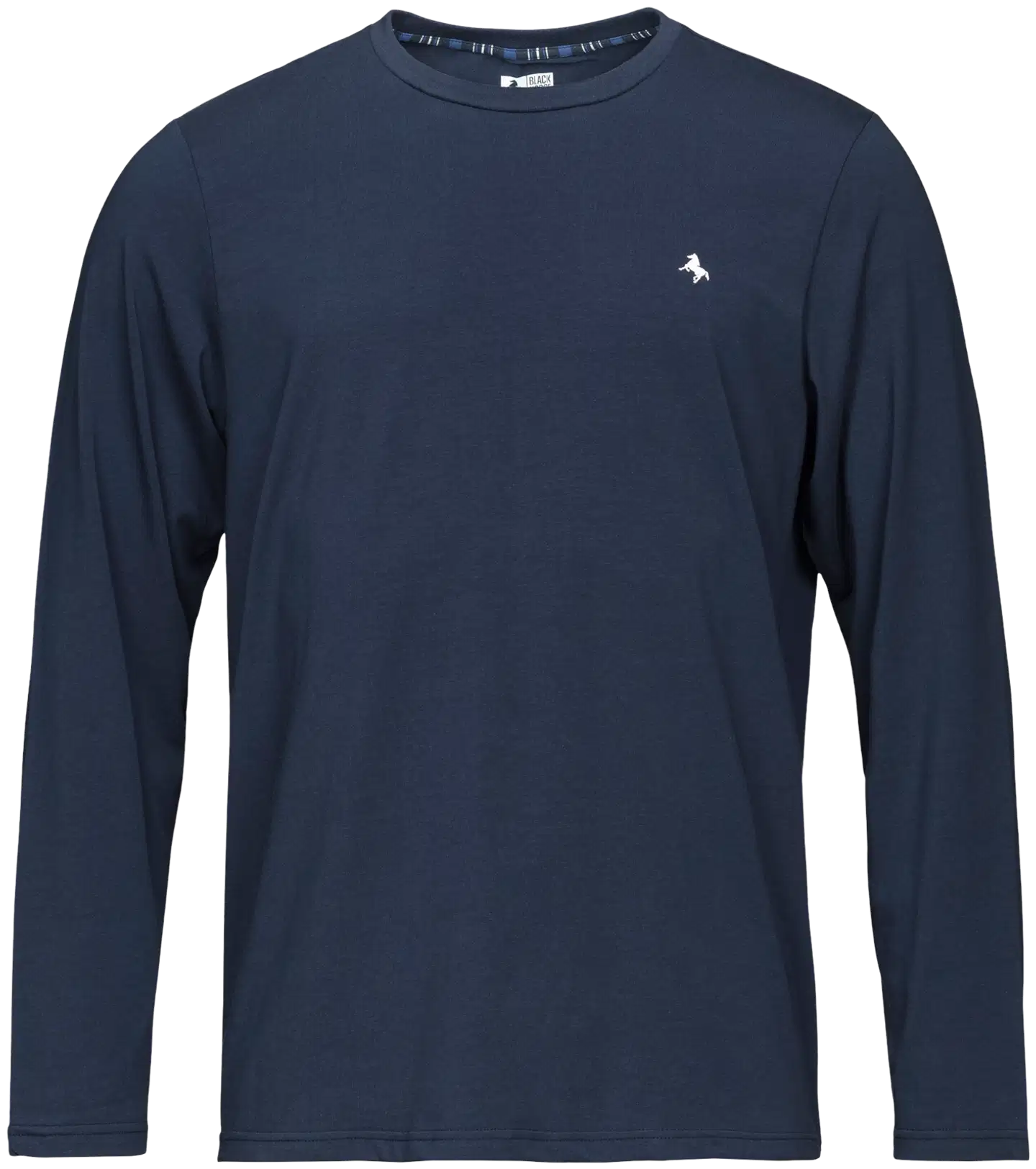 Black Horse miesten pitkähihainen pyjama N057 - Blue Stripe - 2