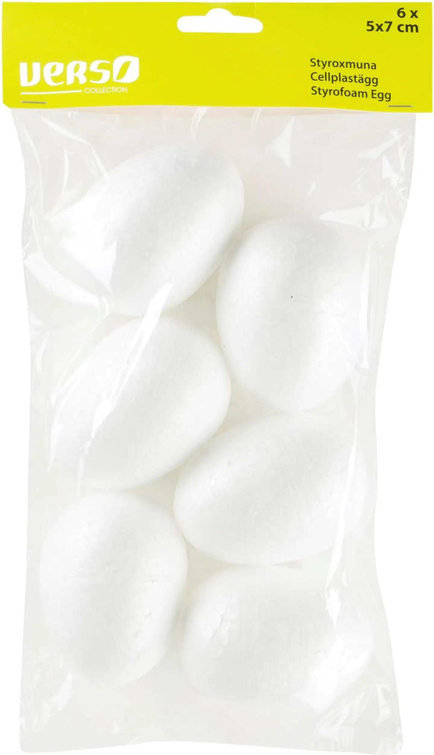 Verso Styroxmuna 7 cm 6 kpl pakkaus