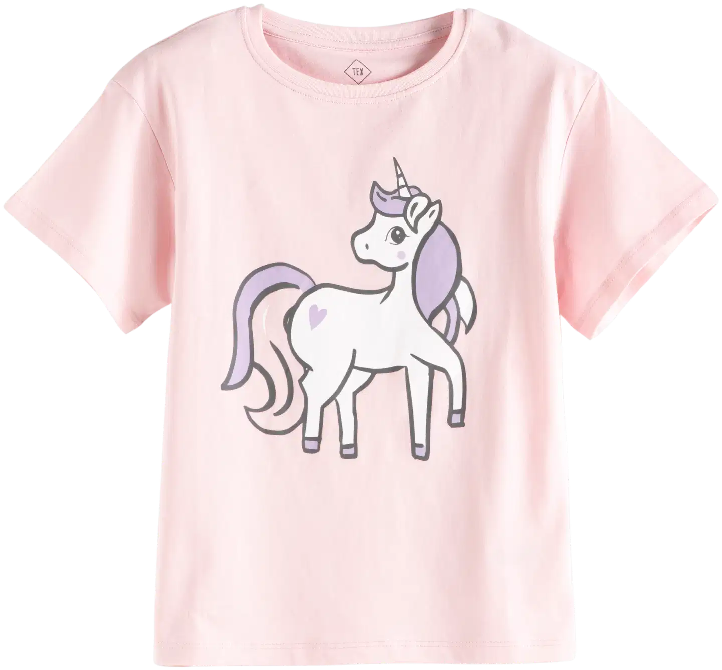 TEX BASIC lasten t-paita yksisarvinen I276629 - pink light - 3