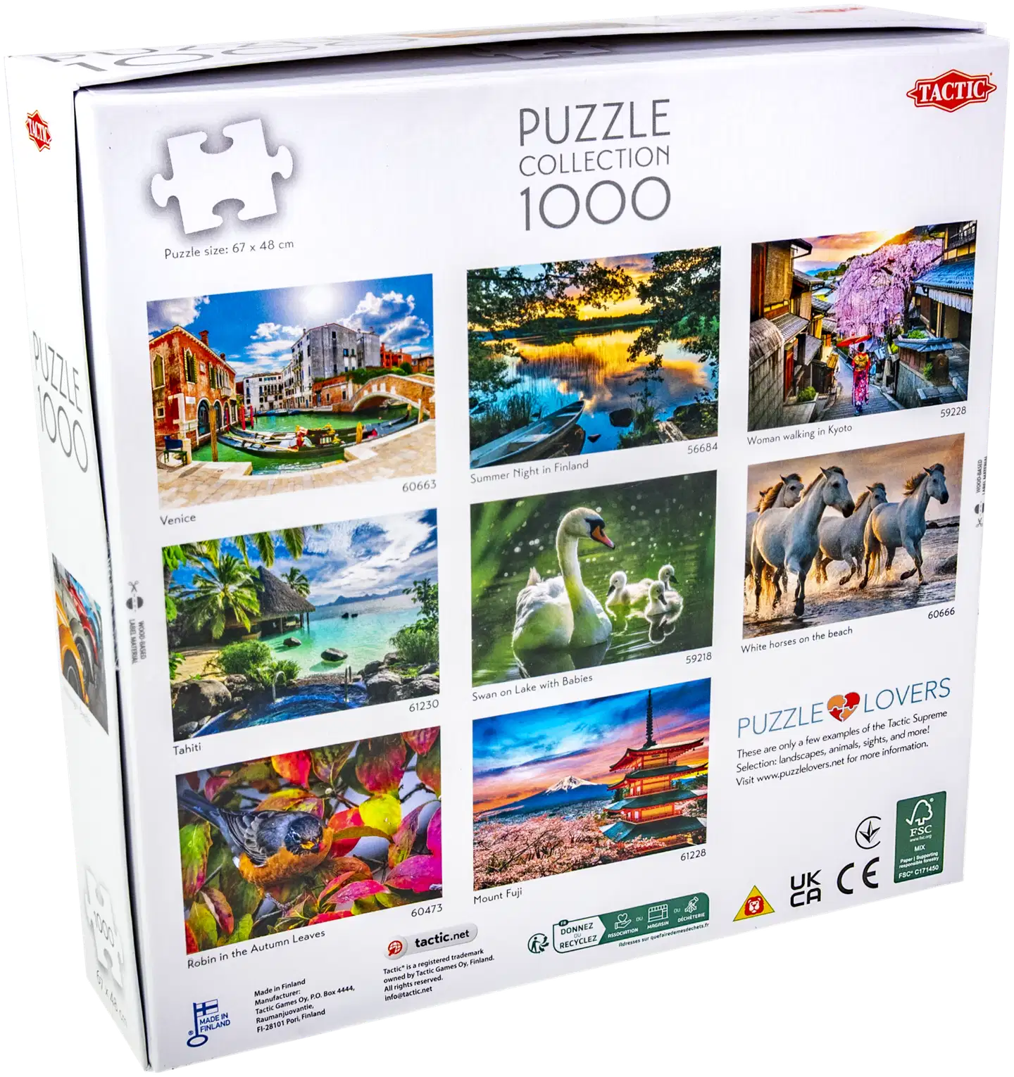 Tactic Palapeli Puzzle Lovers Volkswagen Beetles 1000 palaa - 5