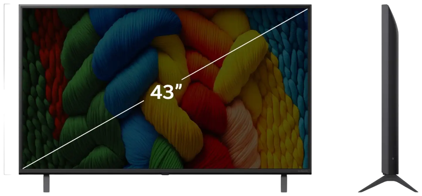 LG 43" 4K NanoCell Smart LED TV 43NANO80A6B - 4