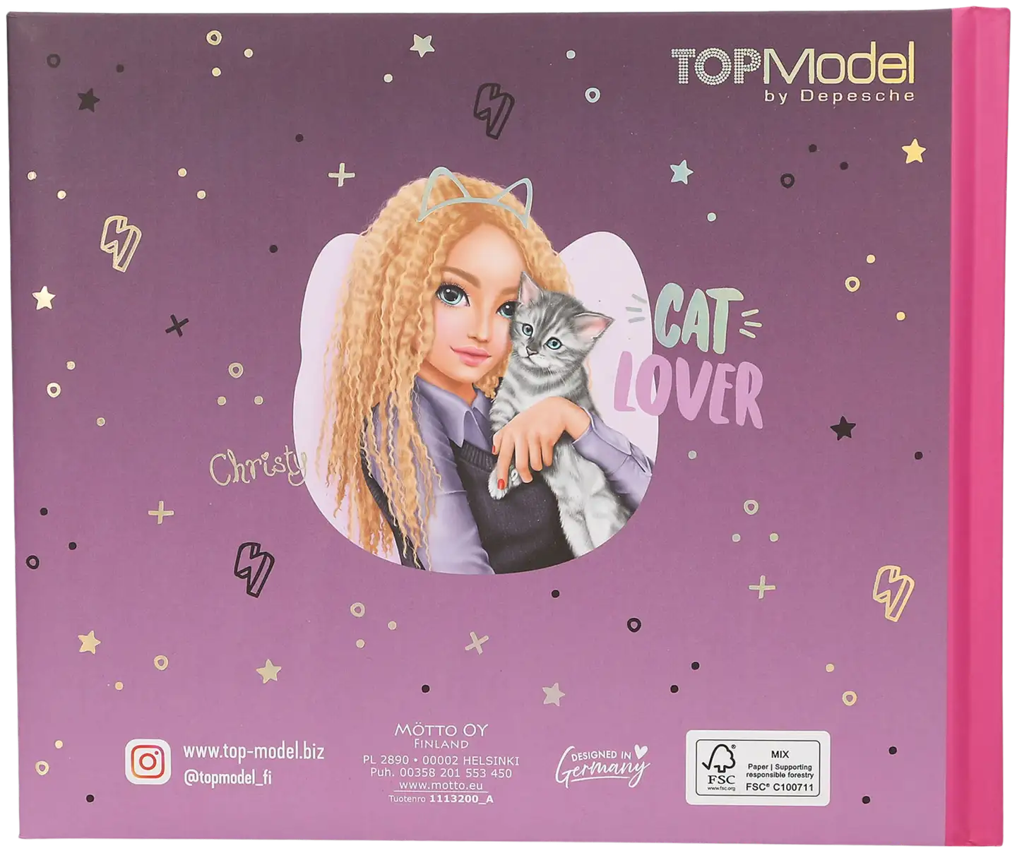 TOPModel ystäväkirja REBEL KITTY - 4