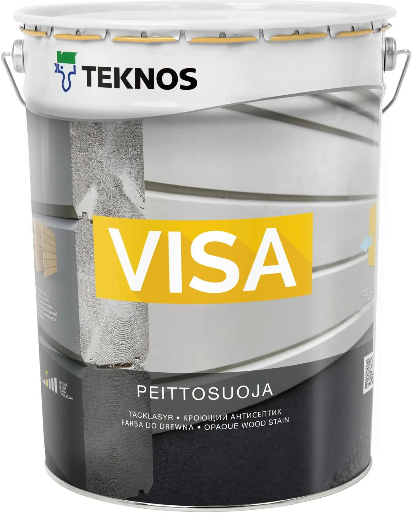 Teknos peittosuoja Visa 18 l PM1 valkoinen sävytettävissä puolihimmeä