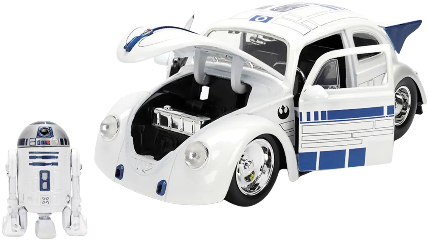 Jada Disney Star Wars R2D2 1959 VW Drag Beetle, 19 cm, 1:24, die-cast - 3