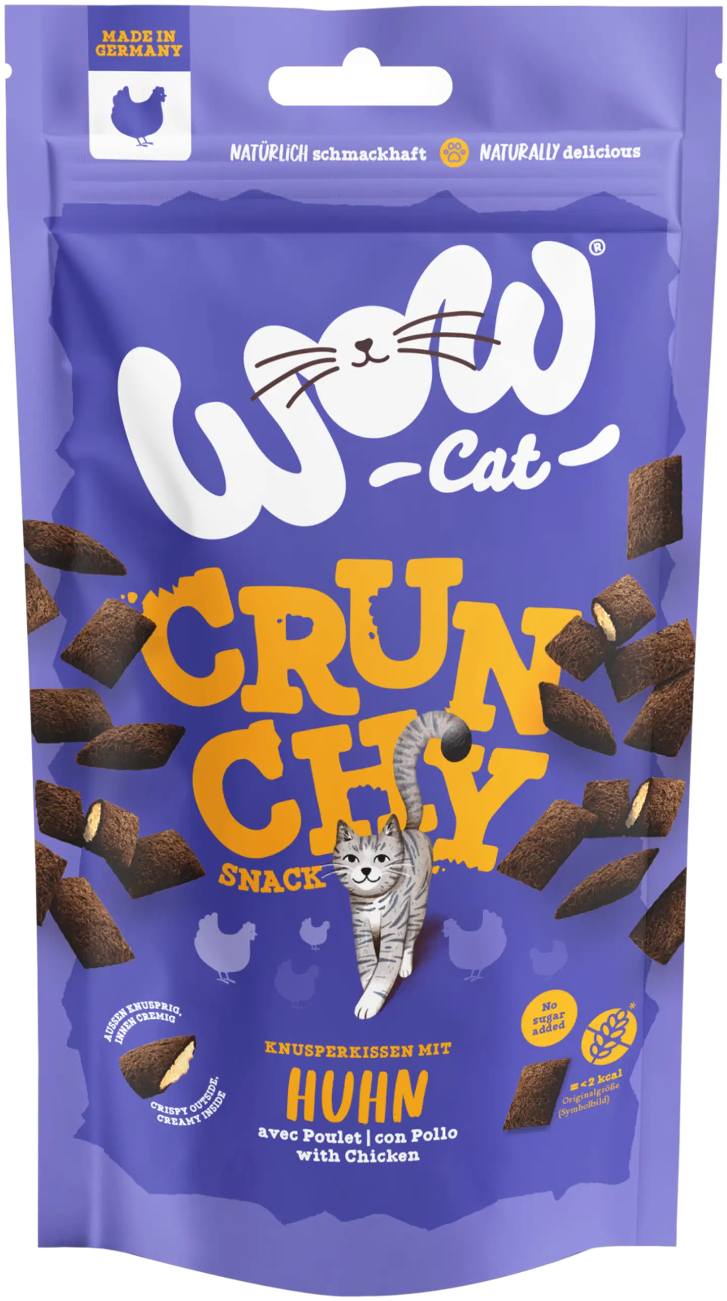 WOW CAT Crunchy Snack kanalla 60 g